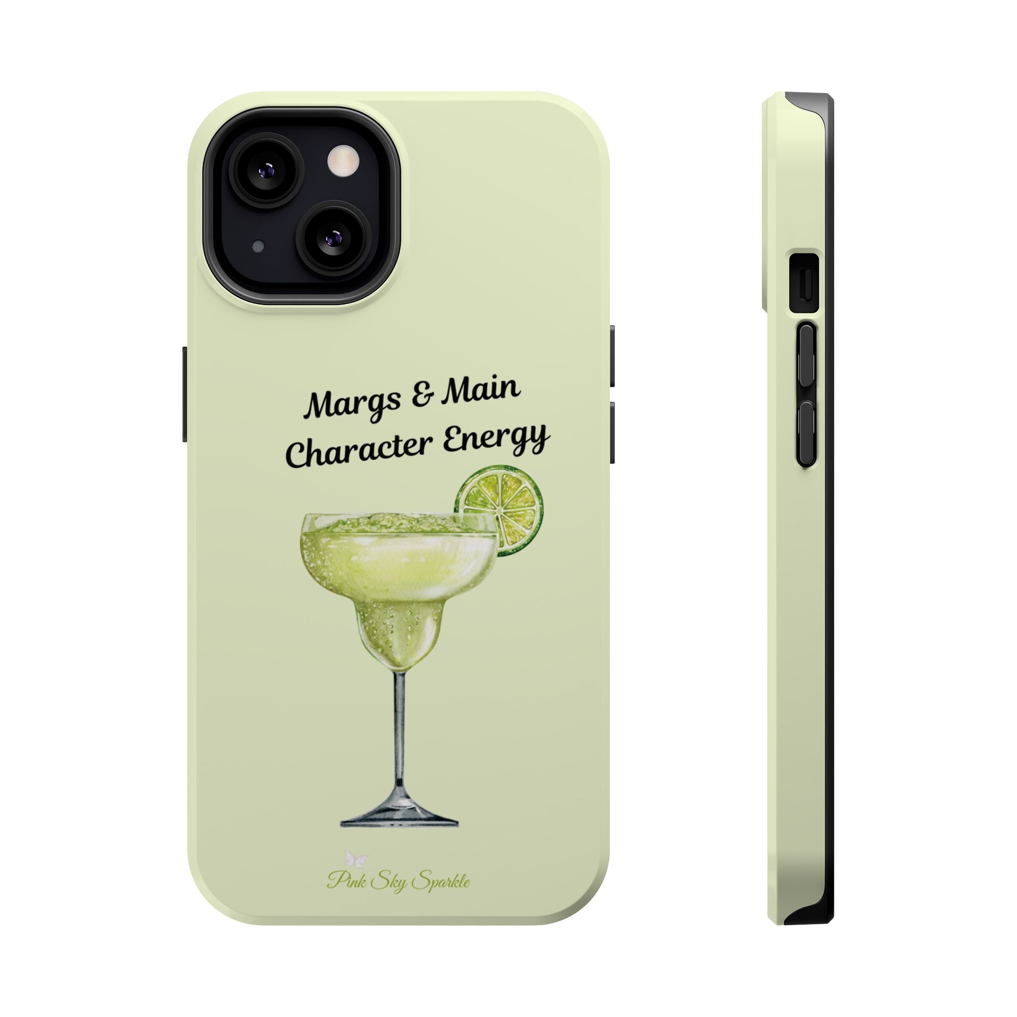 Margs & Main Character Energy Magnetic iPhone Case - Margarita Vibes Phone Case