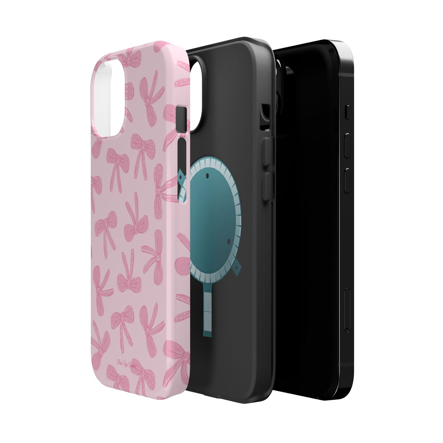 Funda magnética para iPhone con lazos de Boss Girl