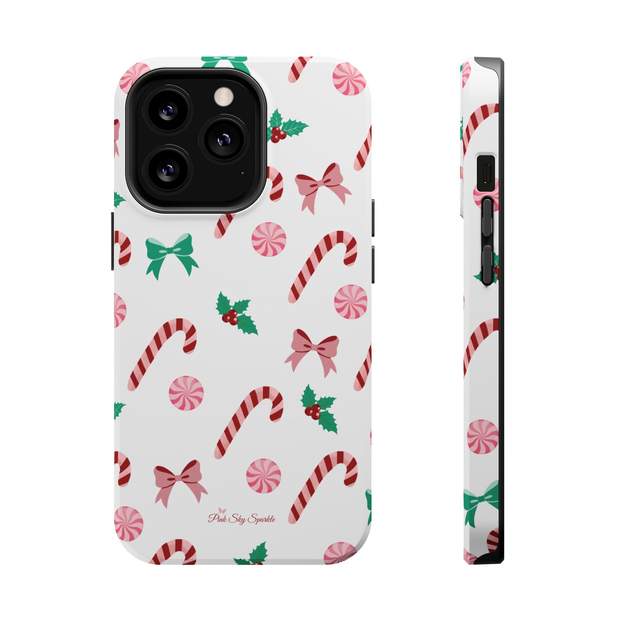 Candy Cane Lane Magnetic iPhone Case – Sweet Holiday Edition