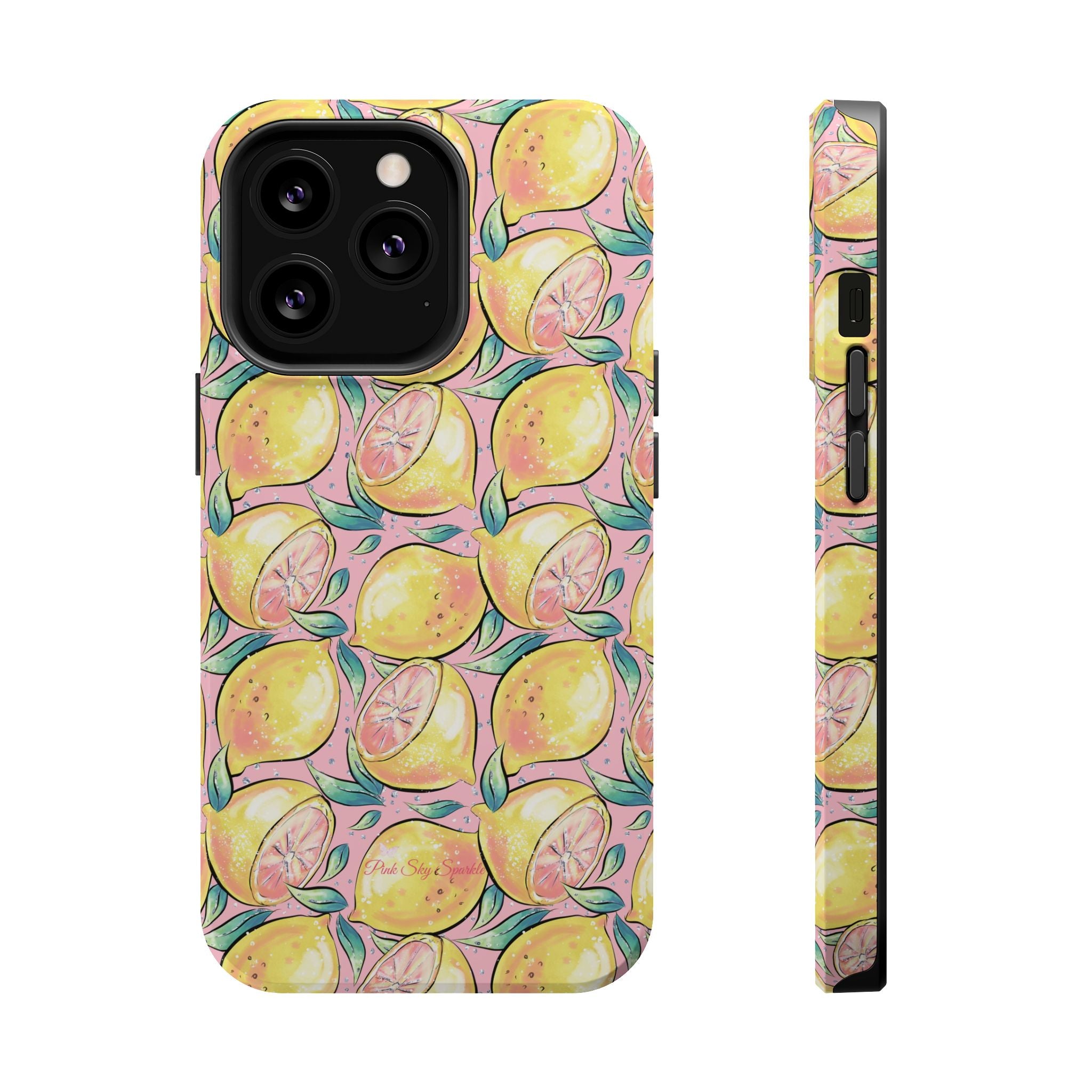 Pink Lemon Magnetic iPhone Case