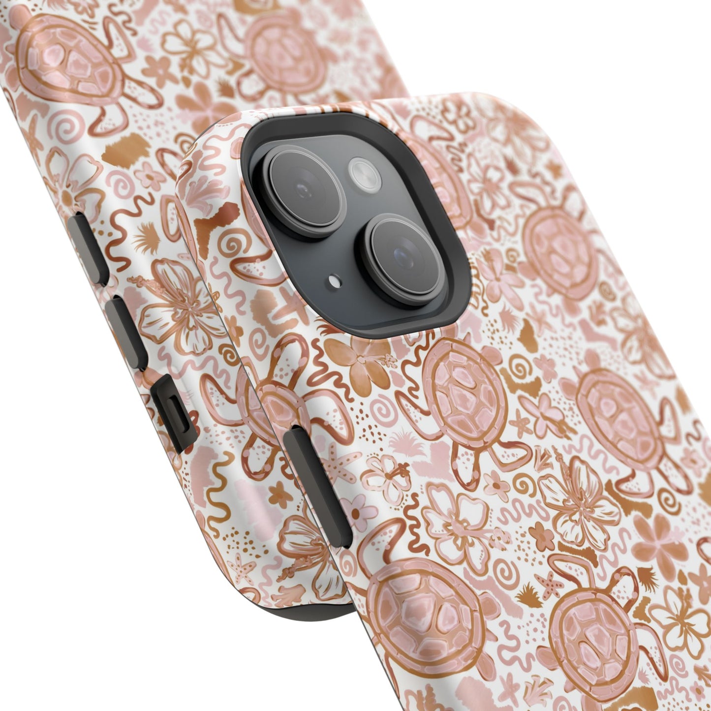 Funda magnética para iPhone Turtle Time – Boho Chic