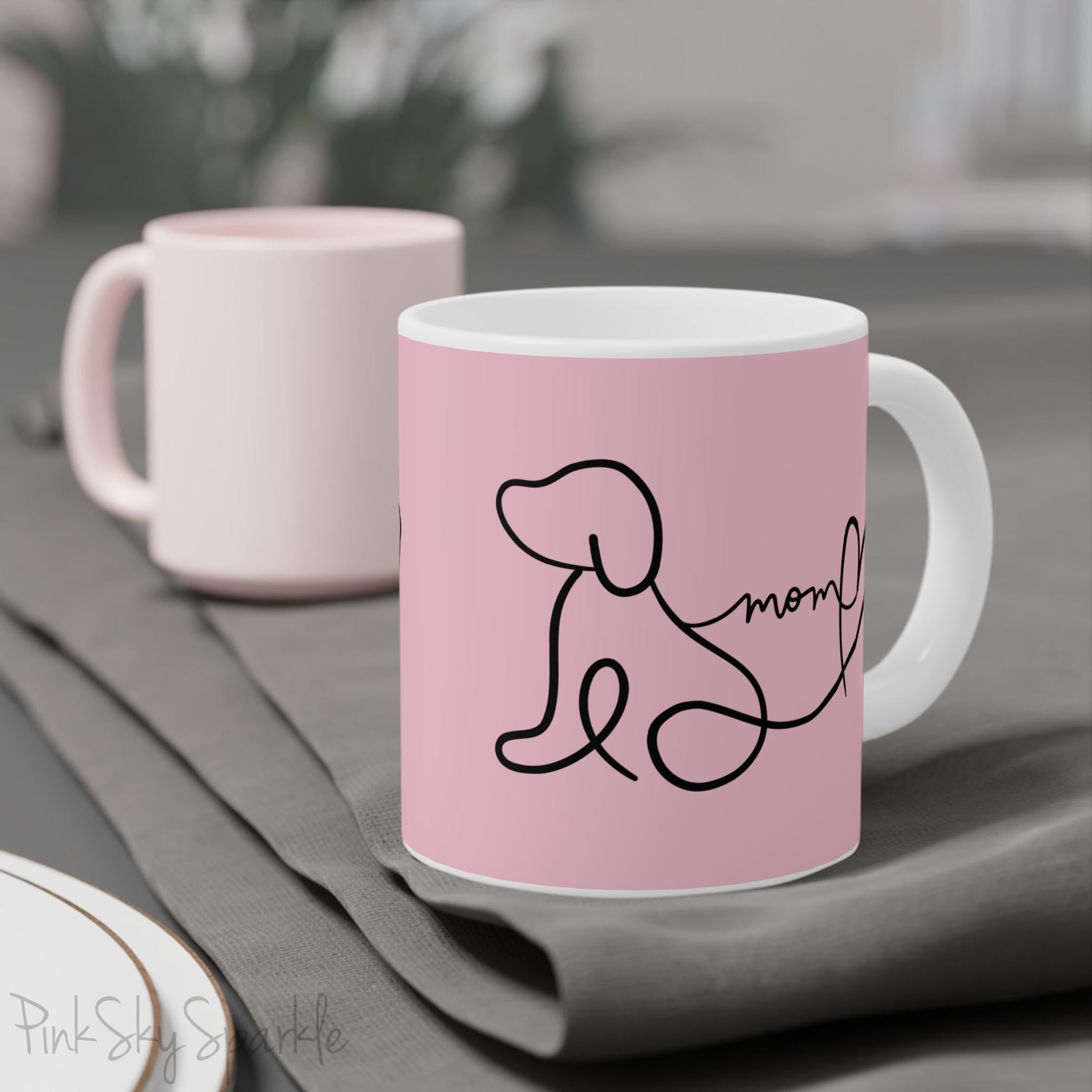 Dog Mom Ceramic Mug