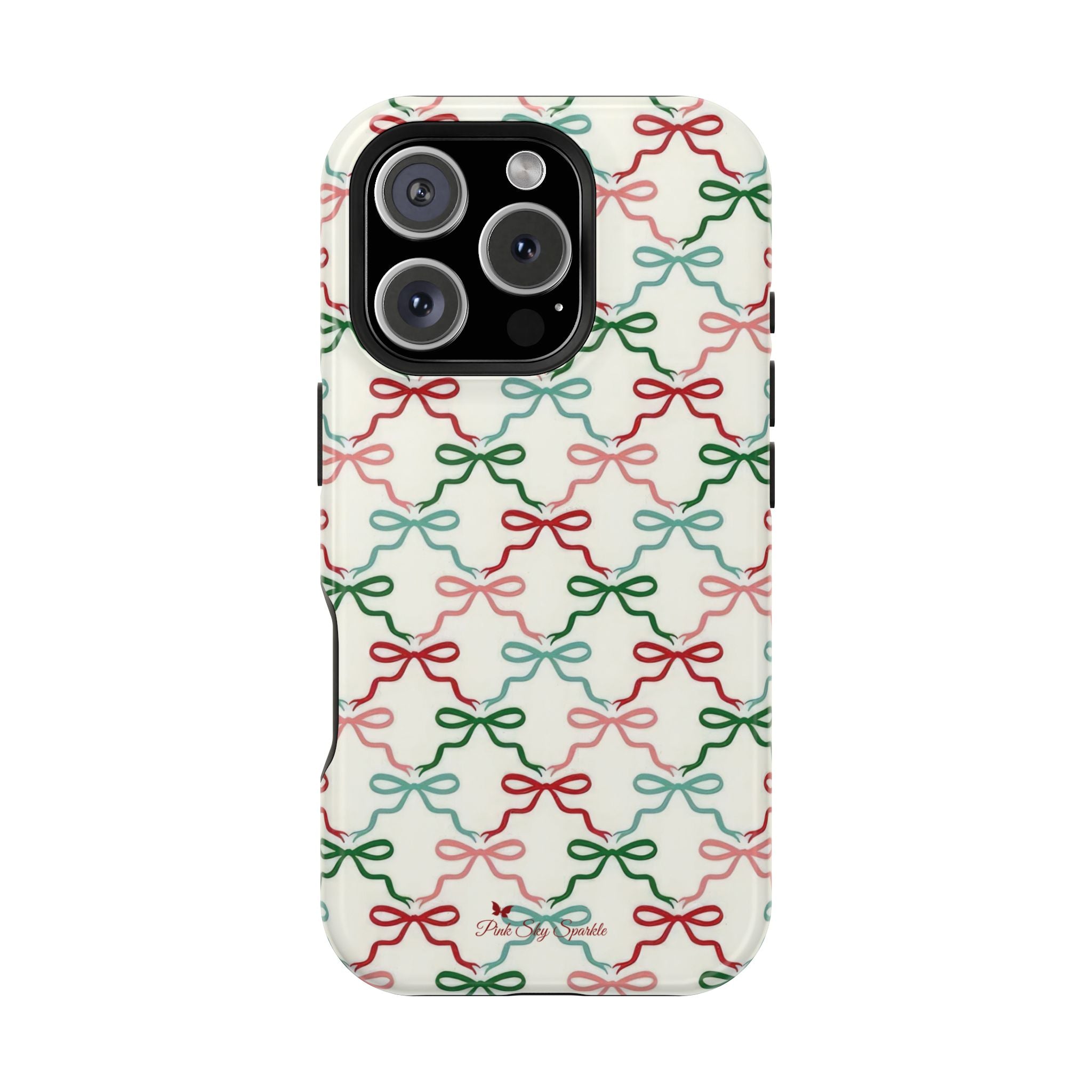 Festive Bows Magnetic iPhone Case