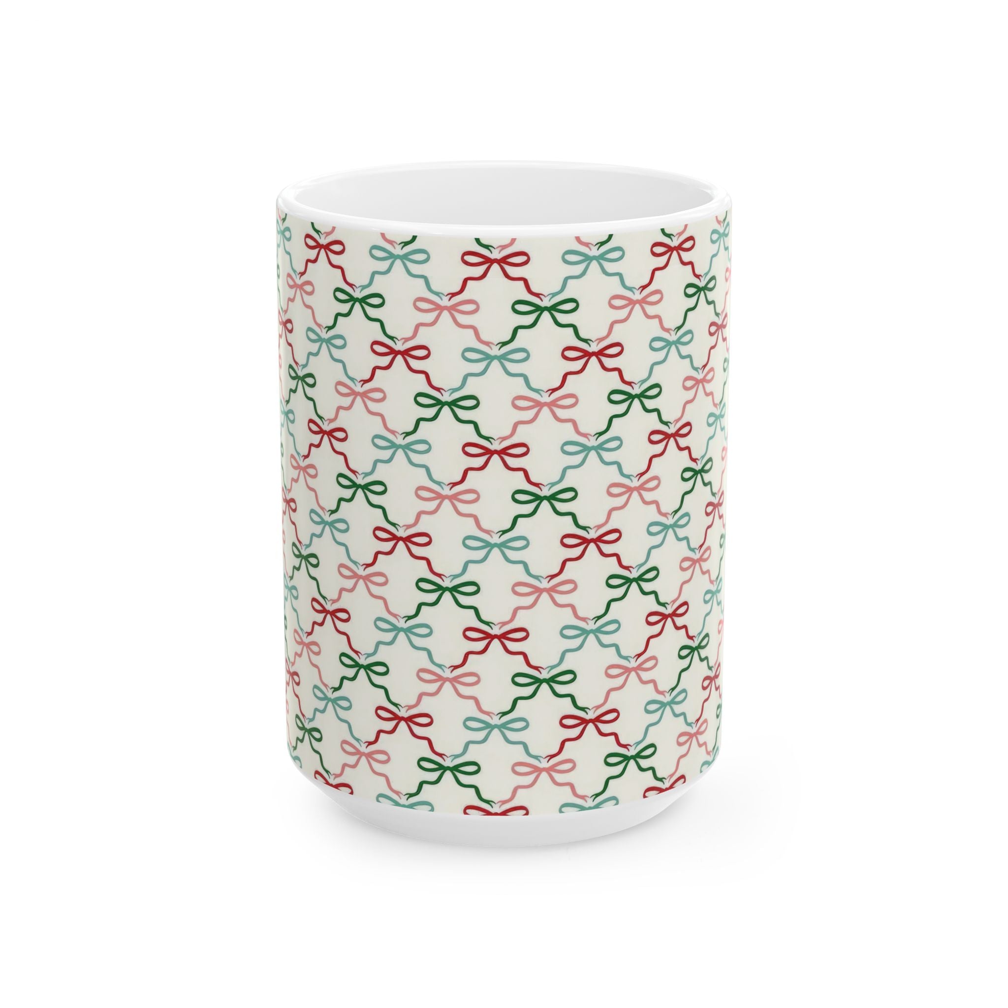 Festive Bows Ceramic Mug