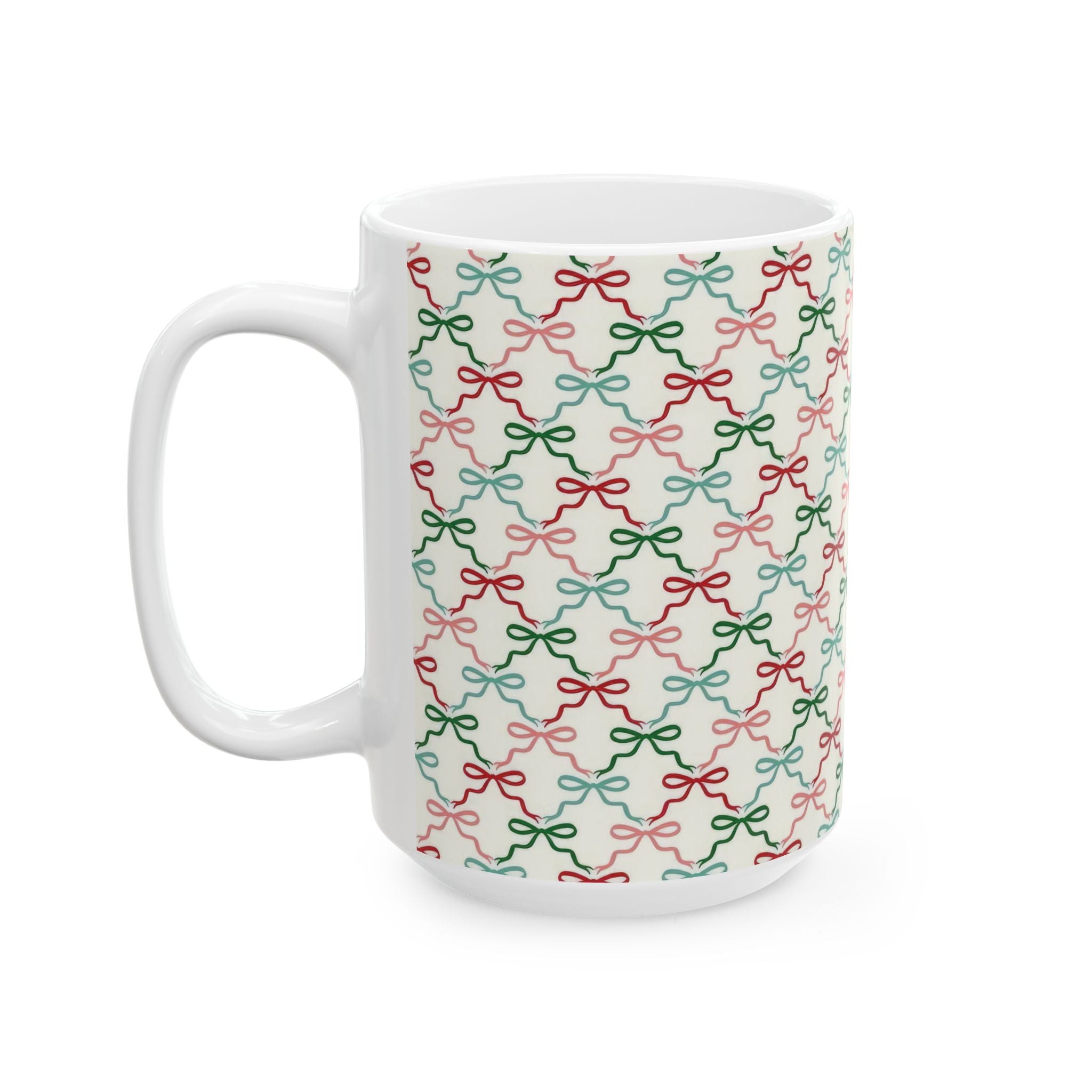 Festive Bows Ceramic Mug