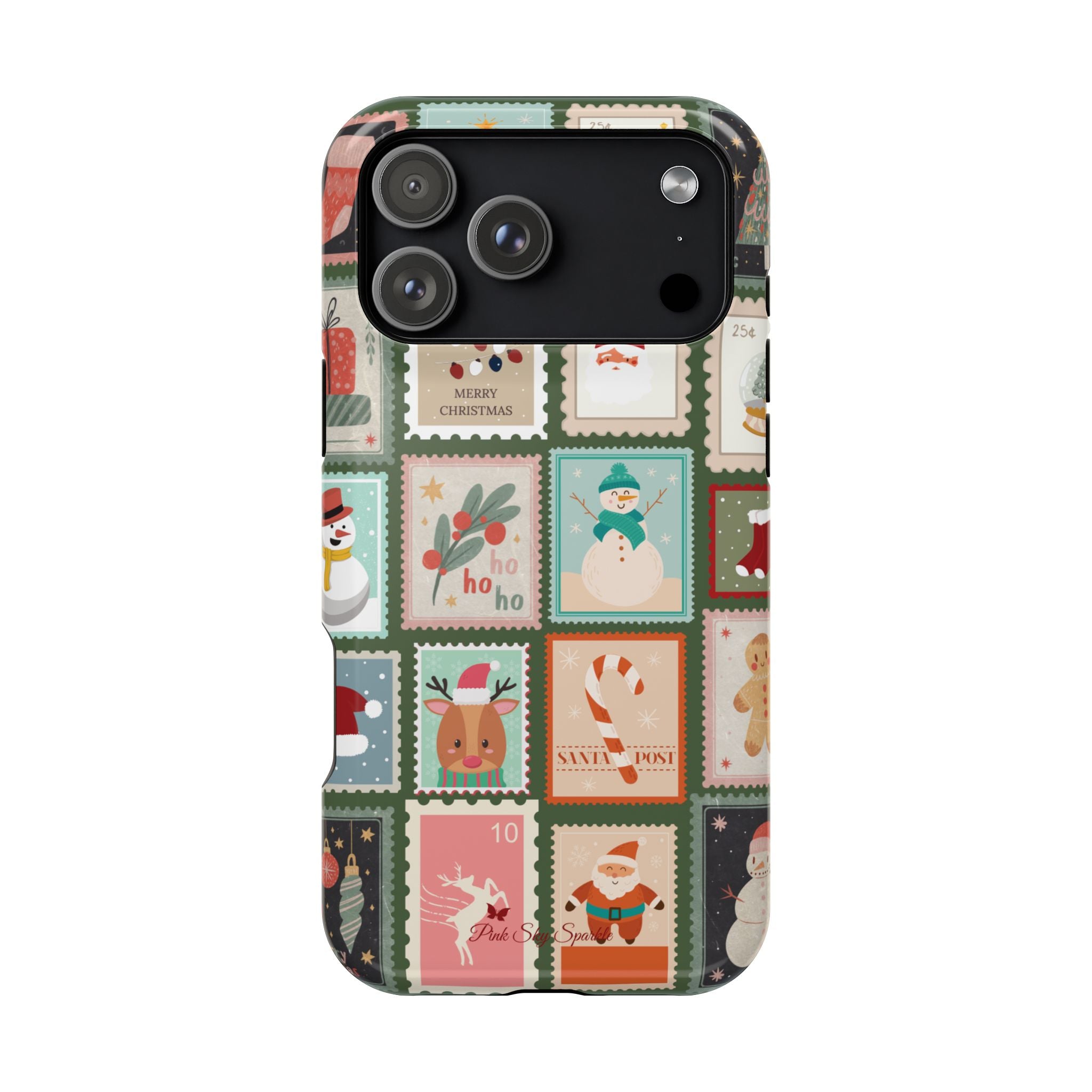 Santa’s Stamp Collection Magnetic iPhone Case