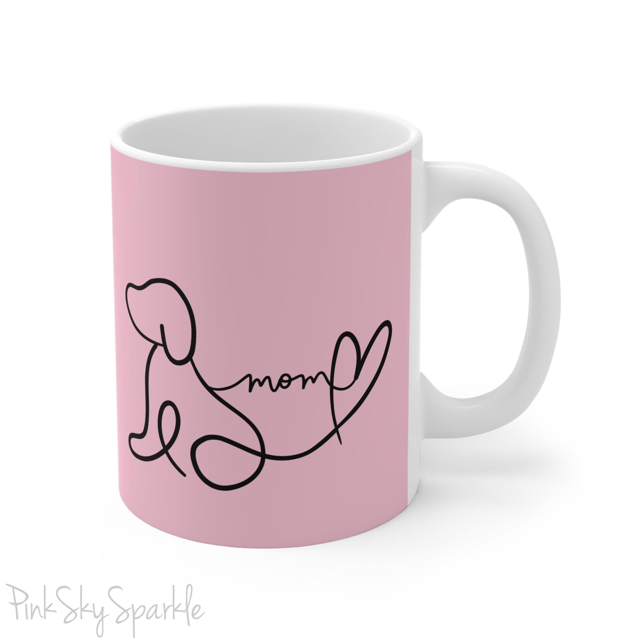 Dog Mom Ceramic Mug