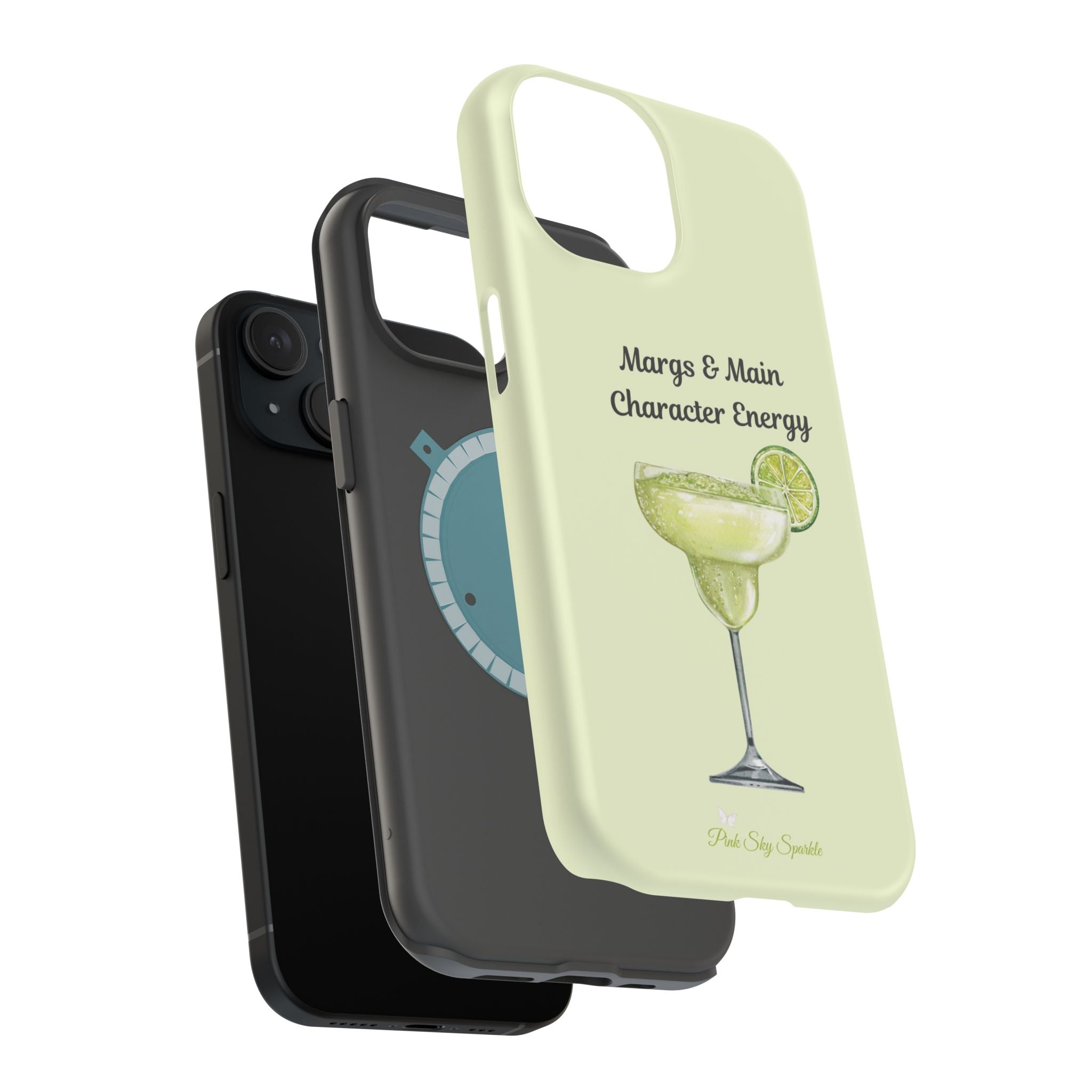 Margs & Main Character Energy Magnetic iPhone Case - Margarita Vibes Phone Case