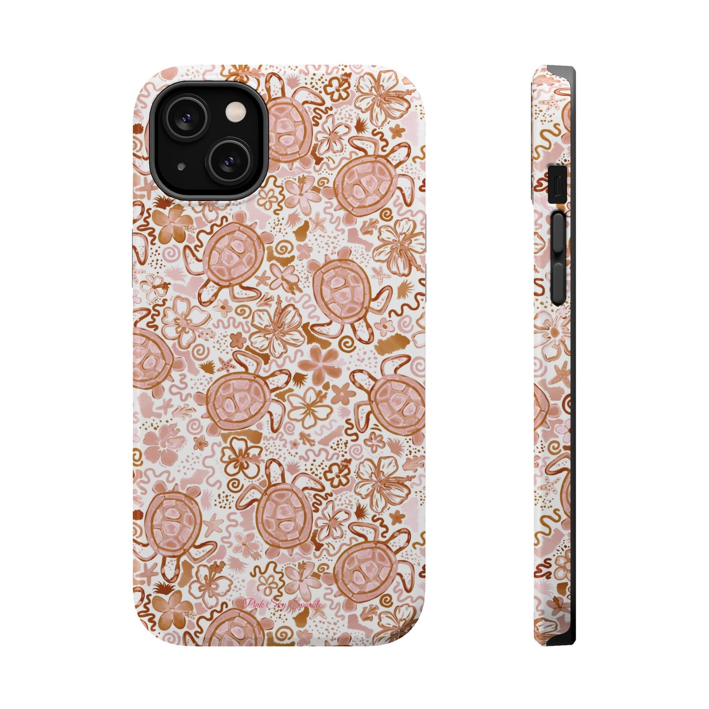 Funda magnética para iPhone Turtle Time – Boho Chic