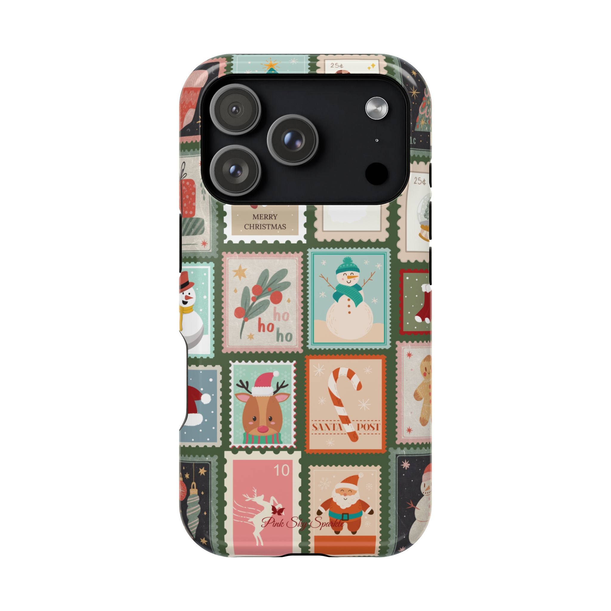 Santa’s Stamp Collection Magnetic iPhone Case