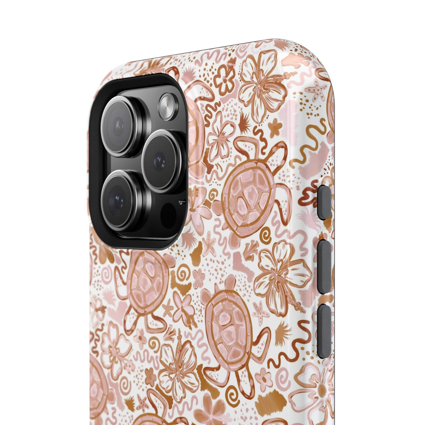Funda magnética para iPhone Turtle Time – Boho Chic