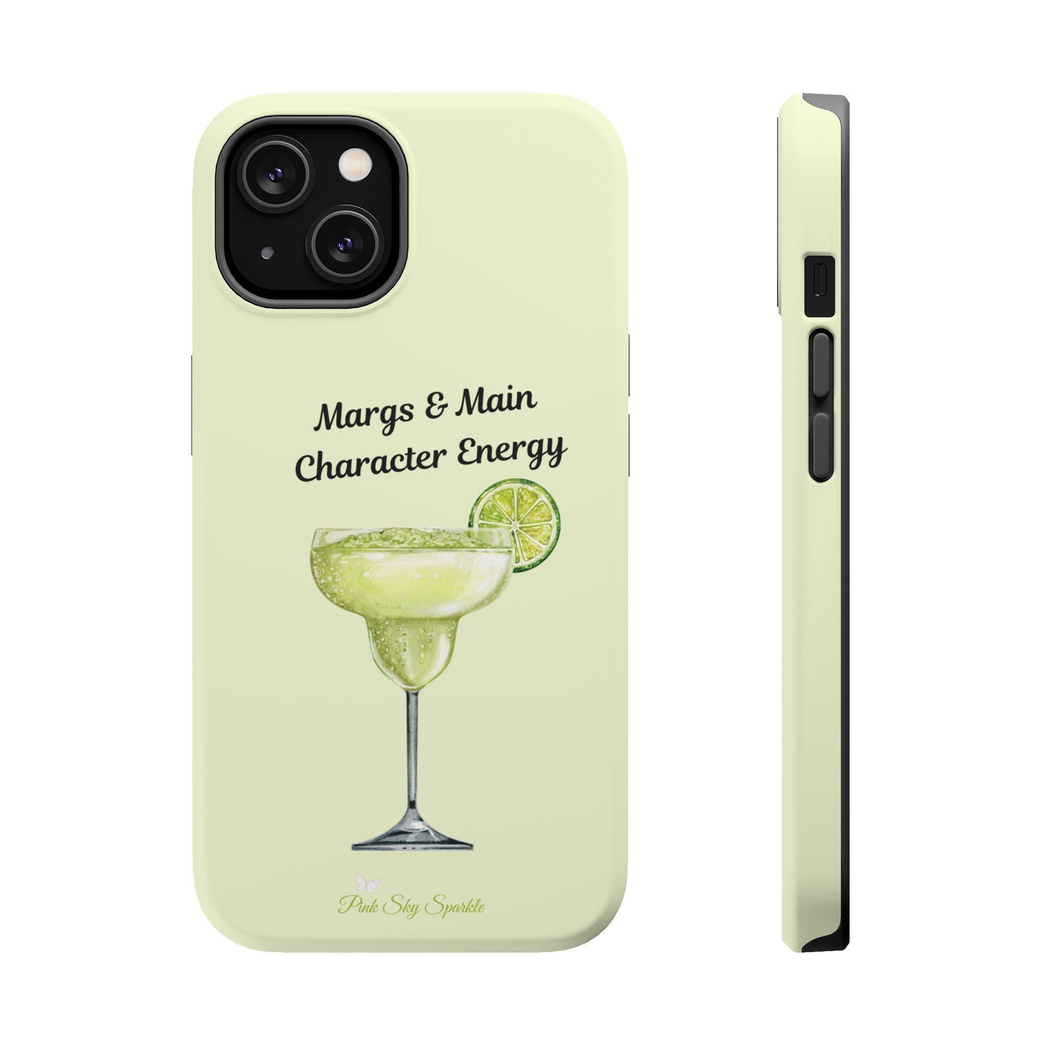 Margs & Main Character Energy Magnetic iPhone Case - Margarita Vibes Phone Case