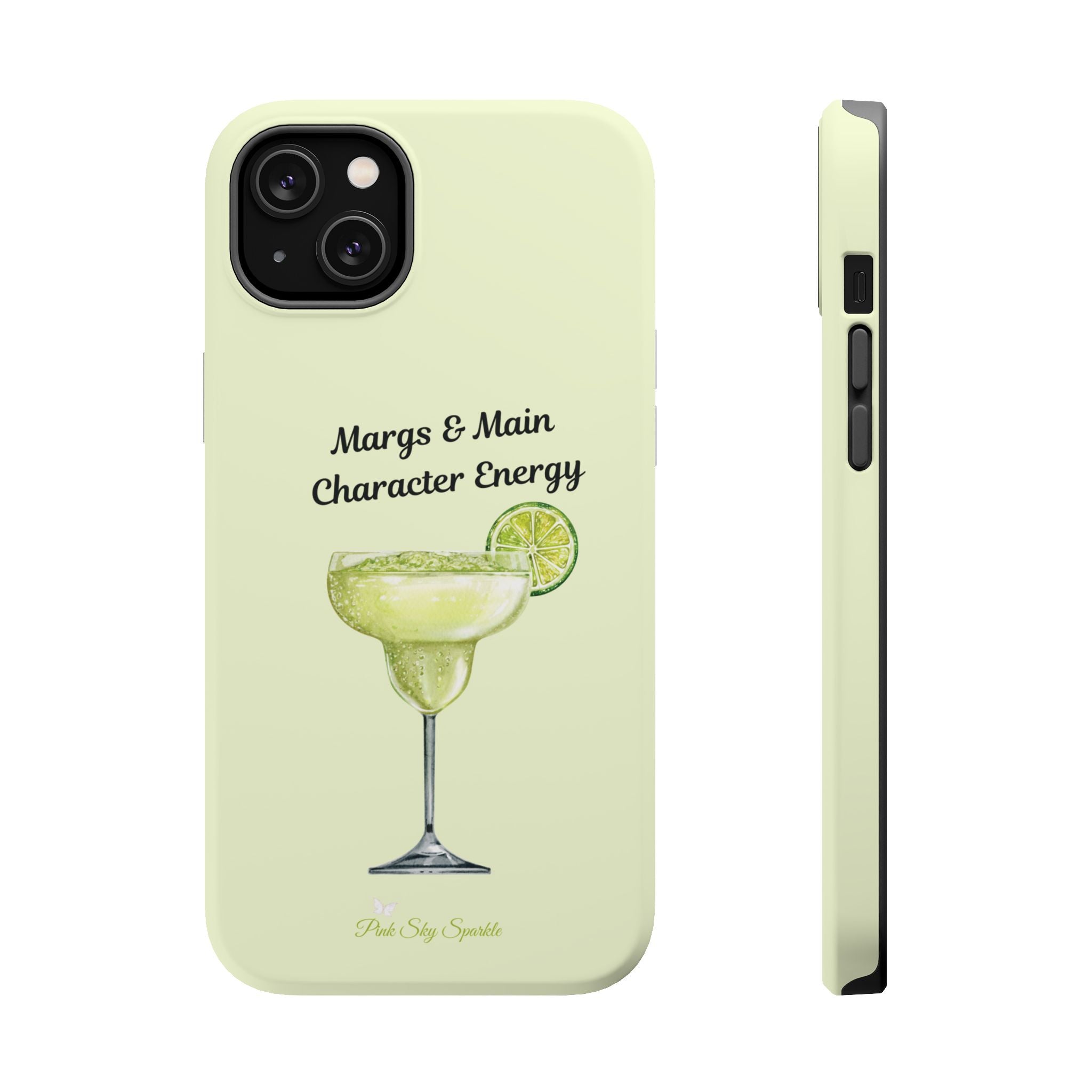 Margs & Main Character Energy Magnetic iPhone Case - Margarita Vibes Phone Case