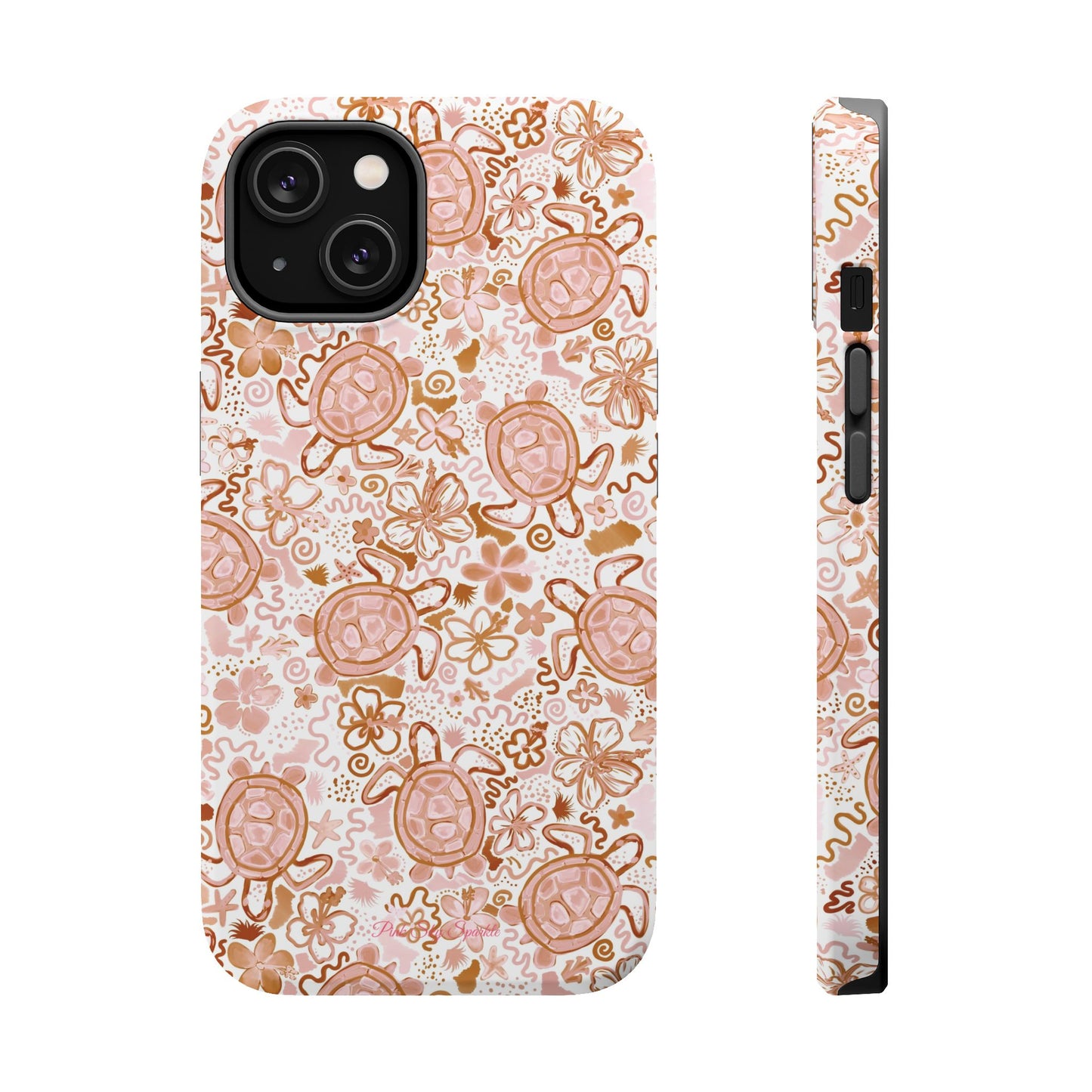 Funda magnética para iPhone Turtle Time – Boho Chic