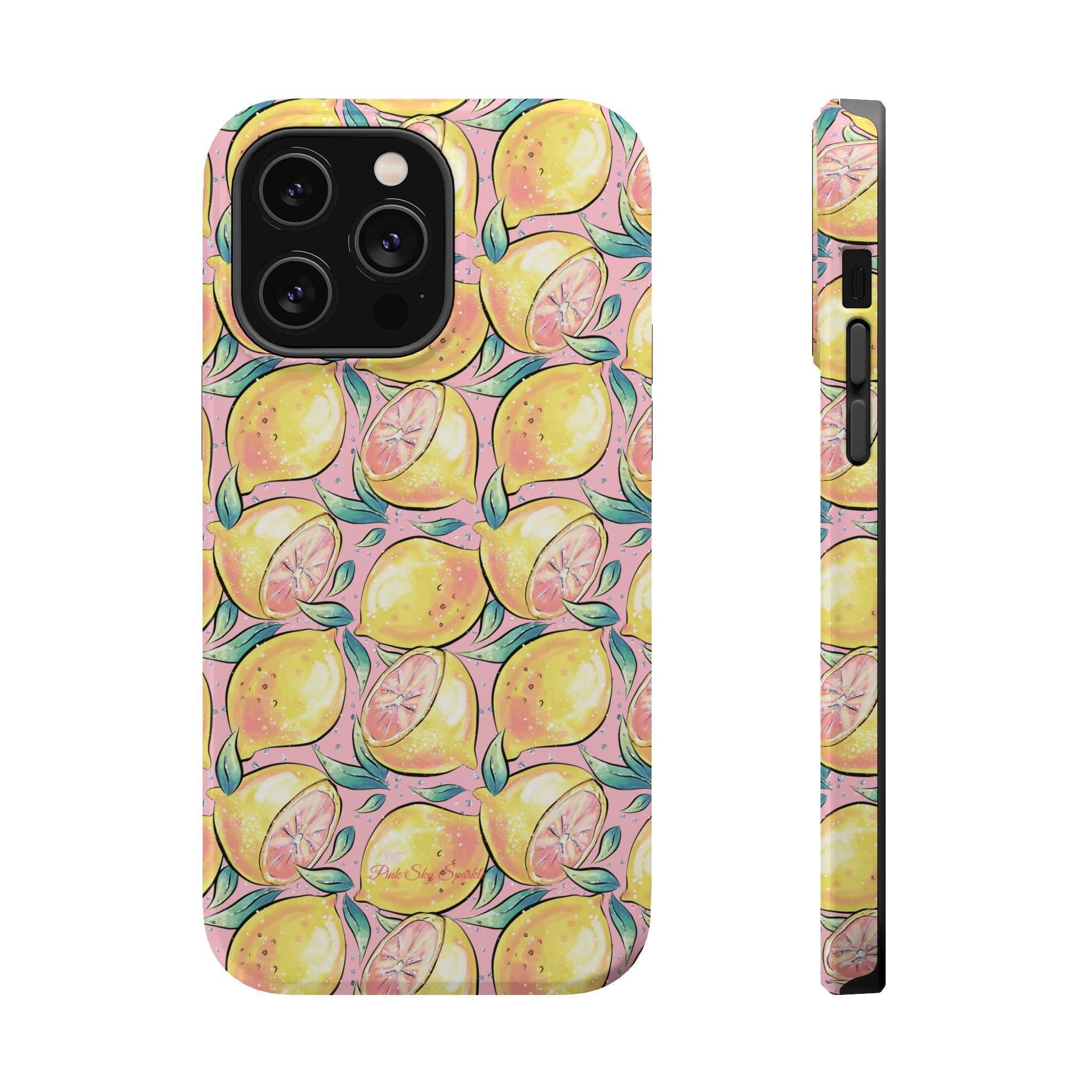Pink Lemon Magnetic iPhone Case