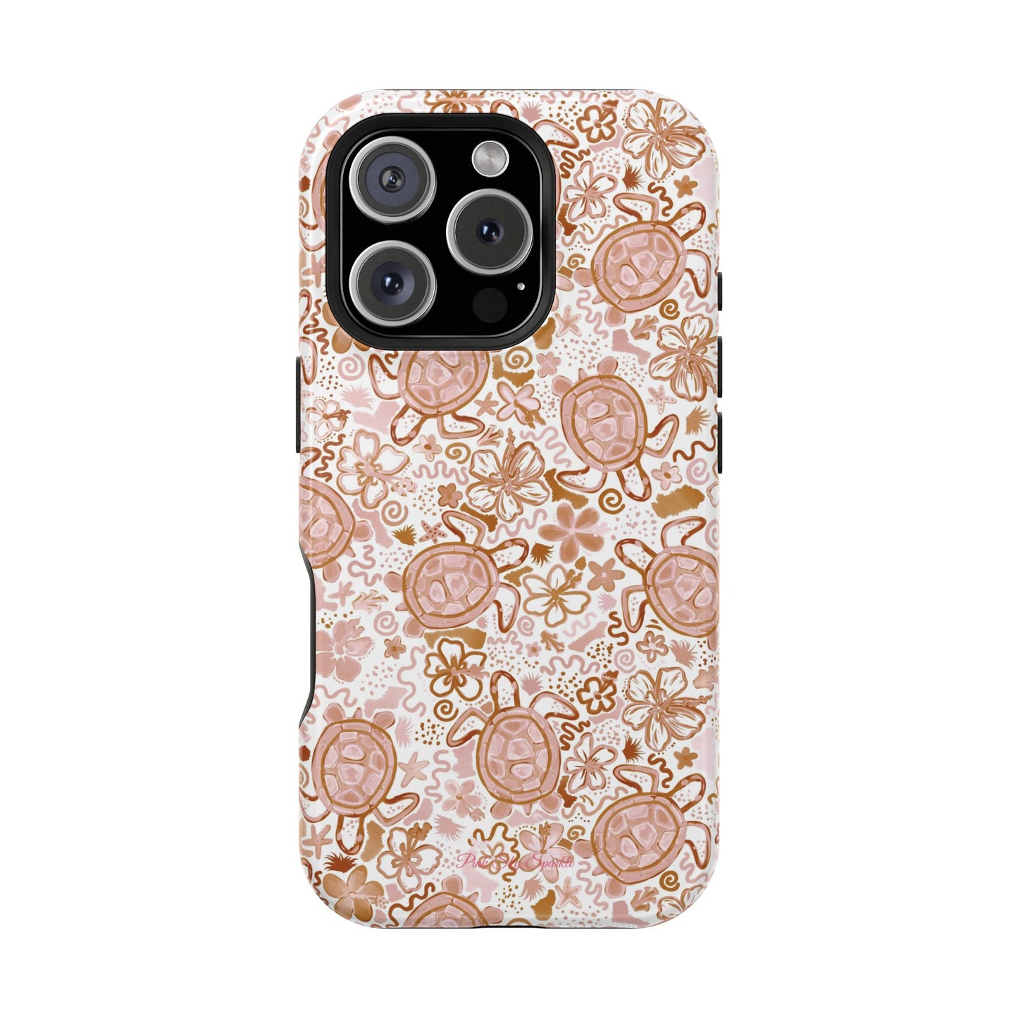 Funda magnética para iPhone Turtle Time – Boho Chic