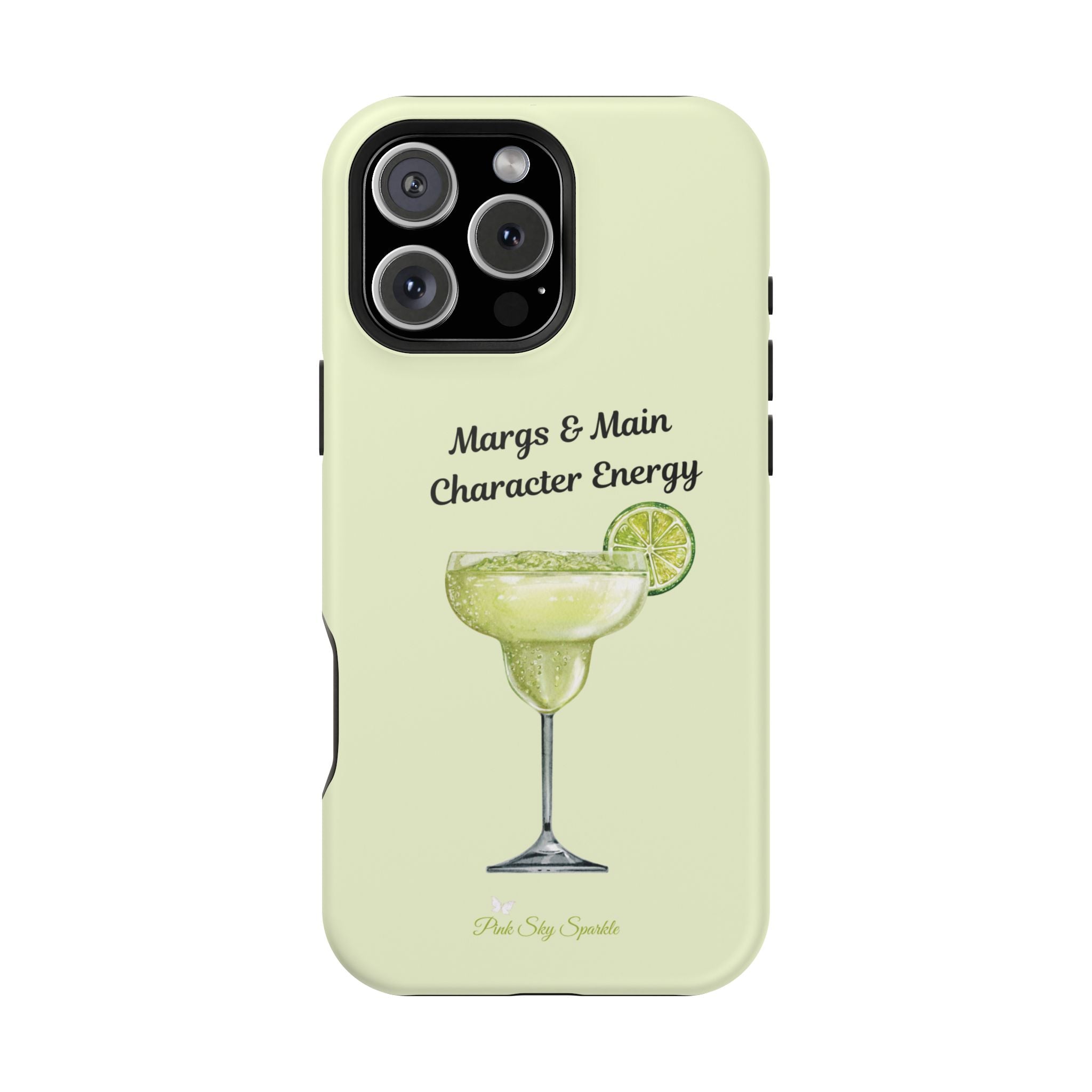 Margs & Main Character Energy Magnetic iPhone Case - Margarita Vibes Phone Case