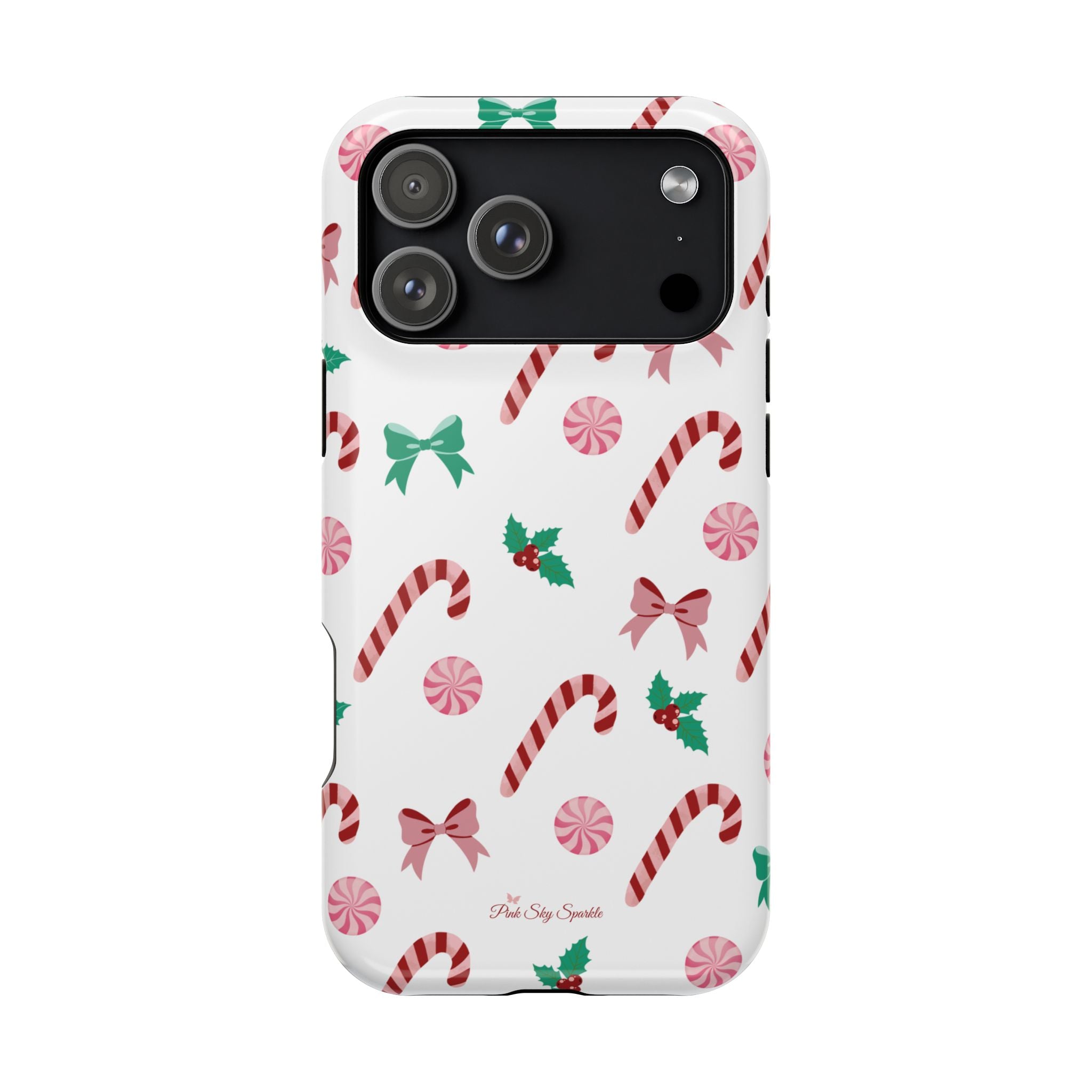 Candy Cane Lane Magnetic iPhone Case – Sweet Holiday Edition