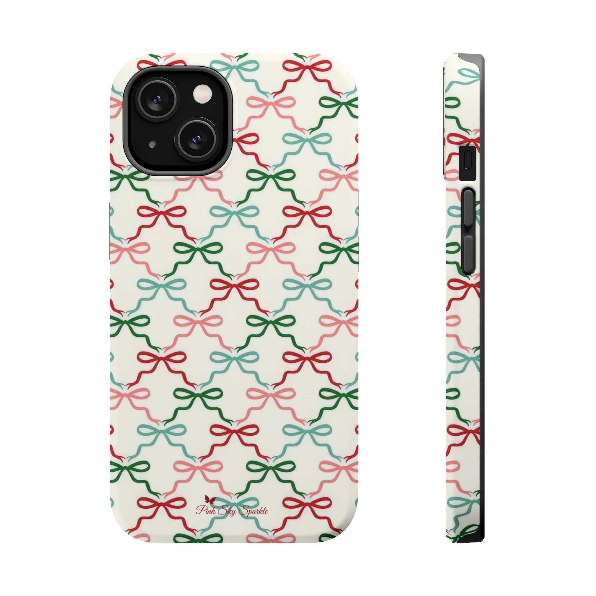 Festive Bows Magnetic iPhone Case