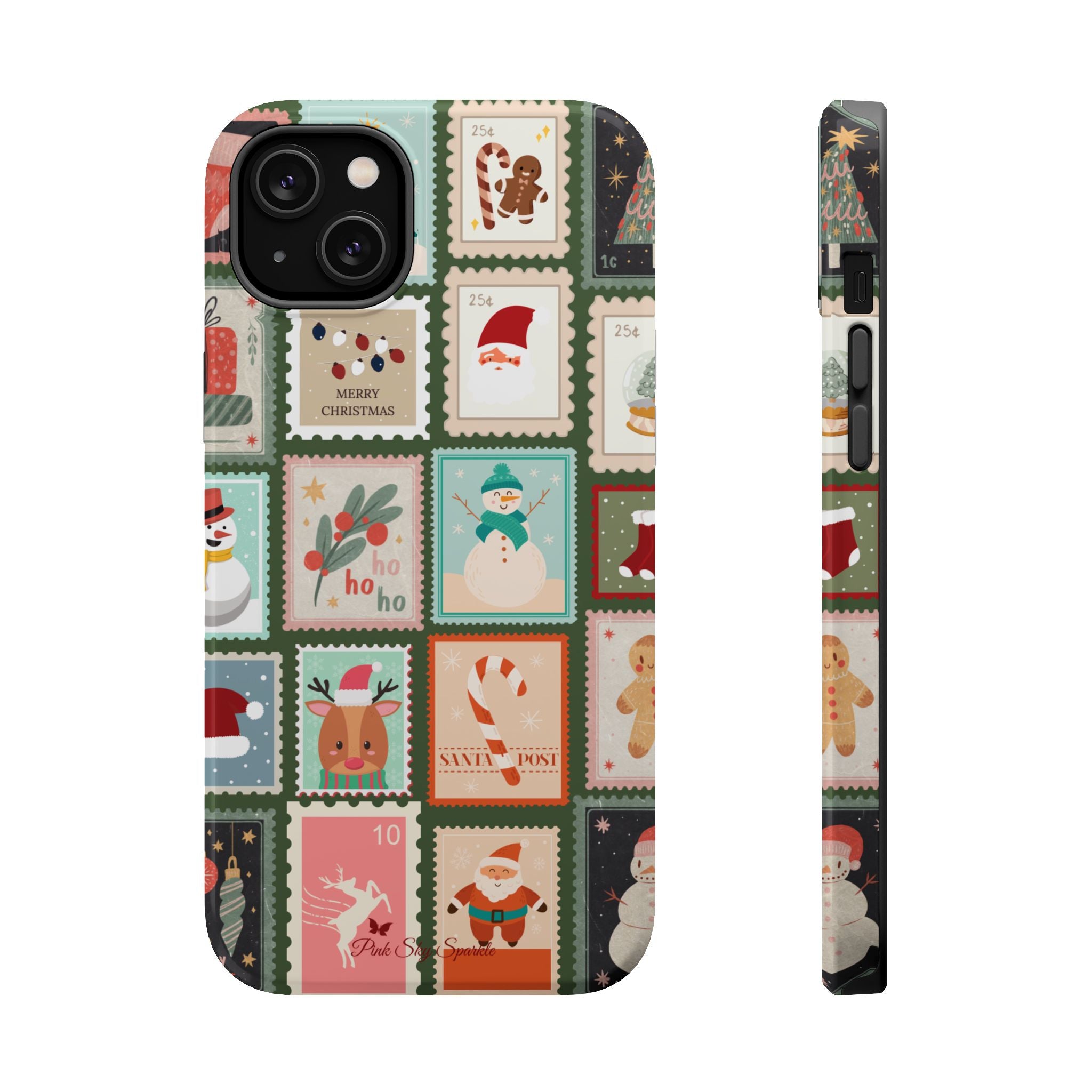 Santa’s Stamp Collection Magnetic iPhone Case