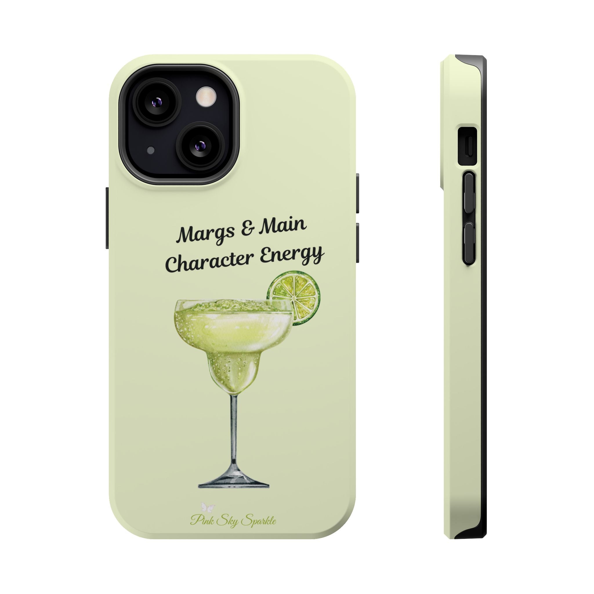 Margs & Main Character Energy Magnetic iPhone Case - Margarita Vibes Phone Case