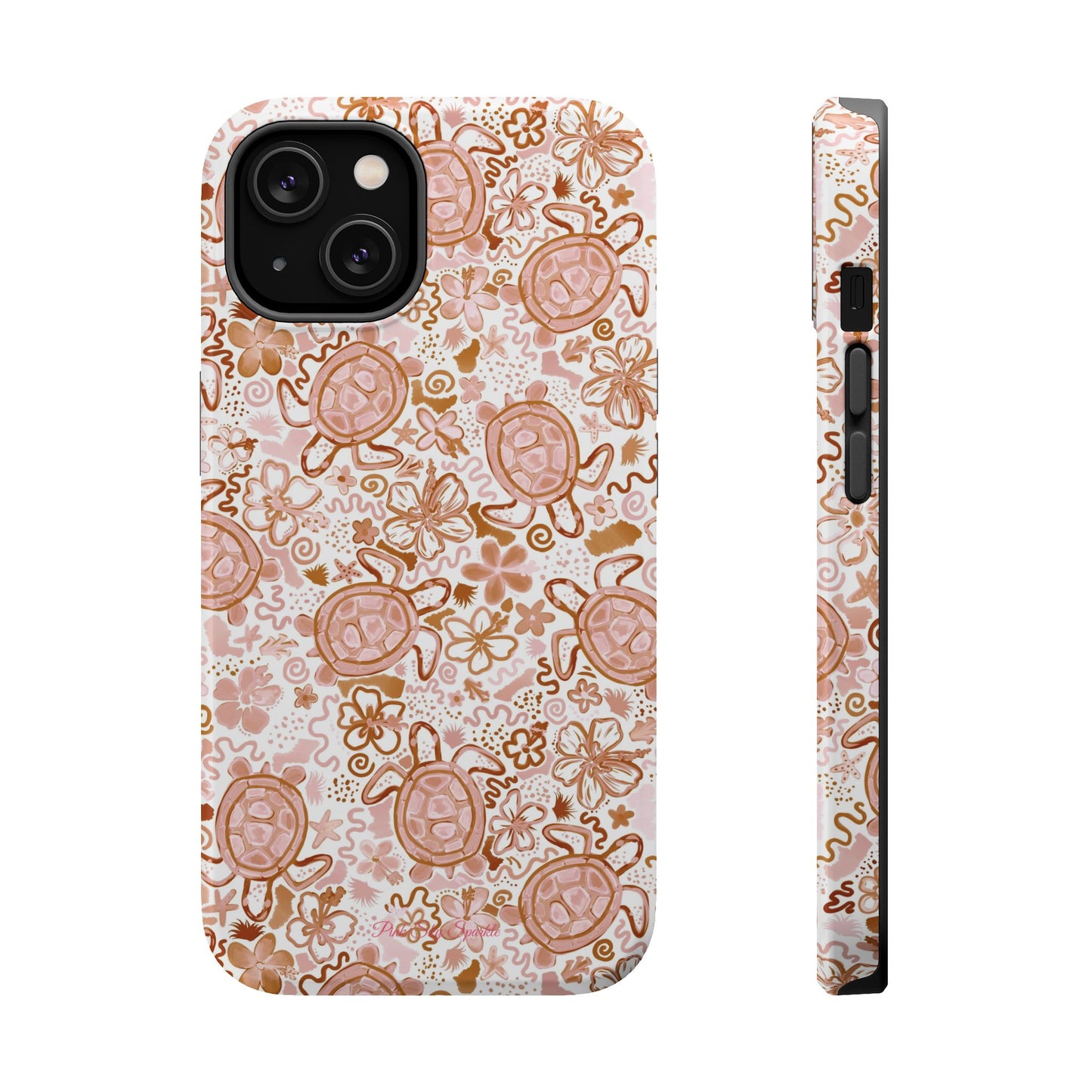 Funda magnética para iPhone Turtle Time – Boho Chic