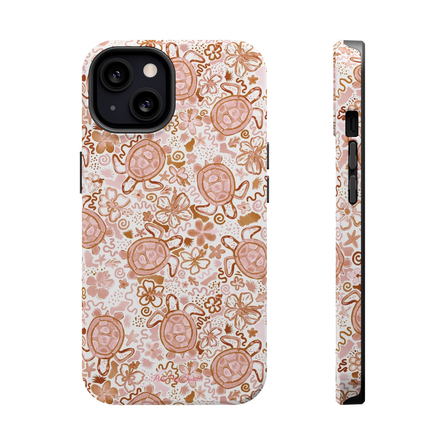 Funda magnética para iPhone Turtle Time – Boho Chic