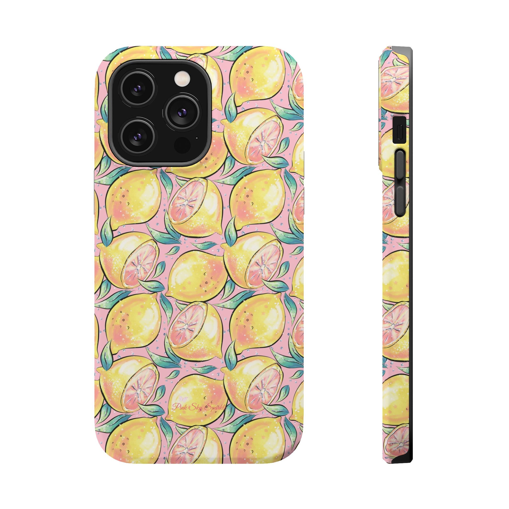Pink Lemon Magnetic iPhone Case
