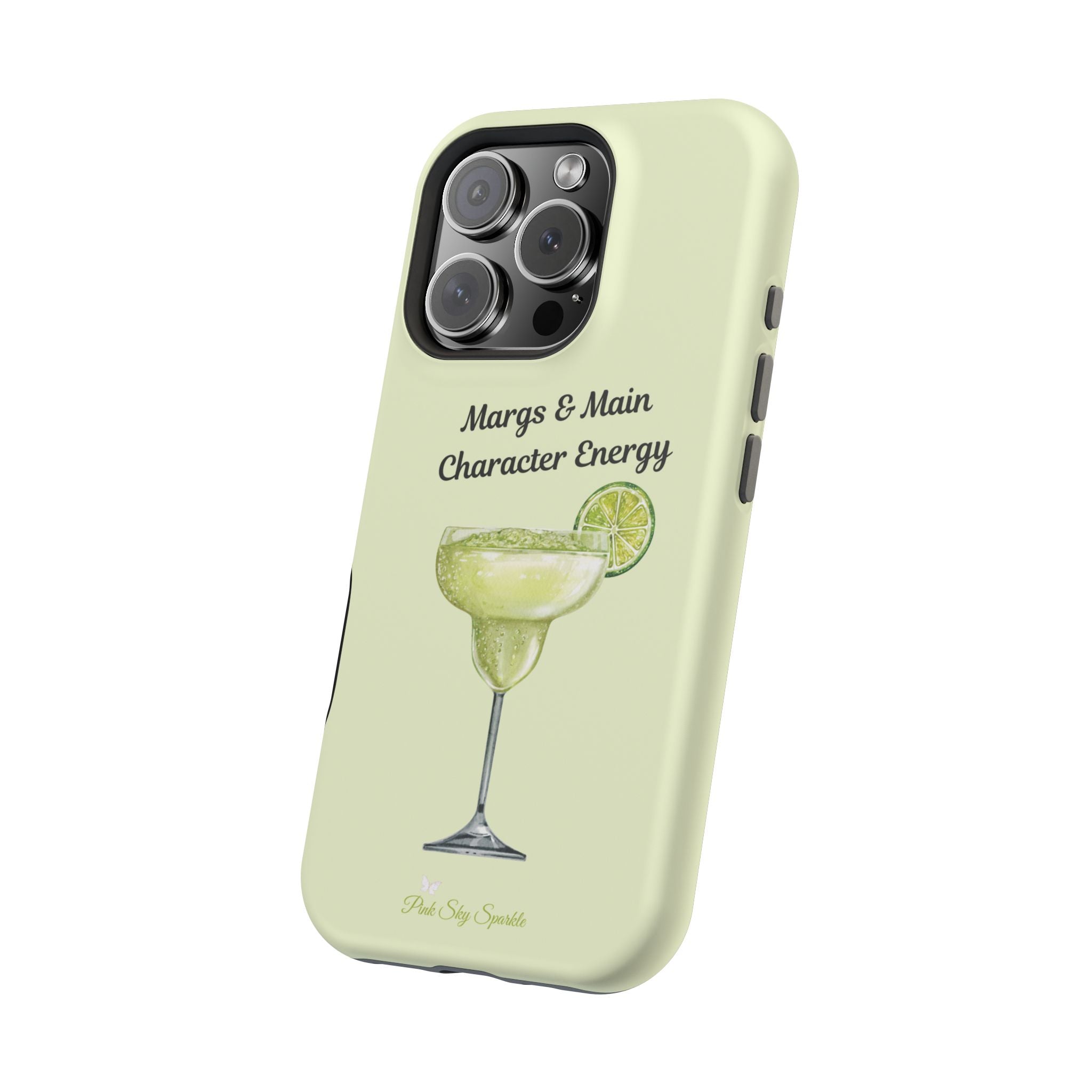 Margs & Main Character Energy Magnetic iPhone Case - Margarita Vibes Phone Case