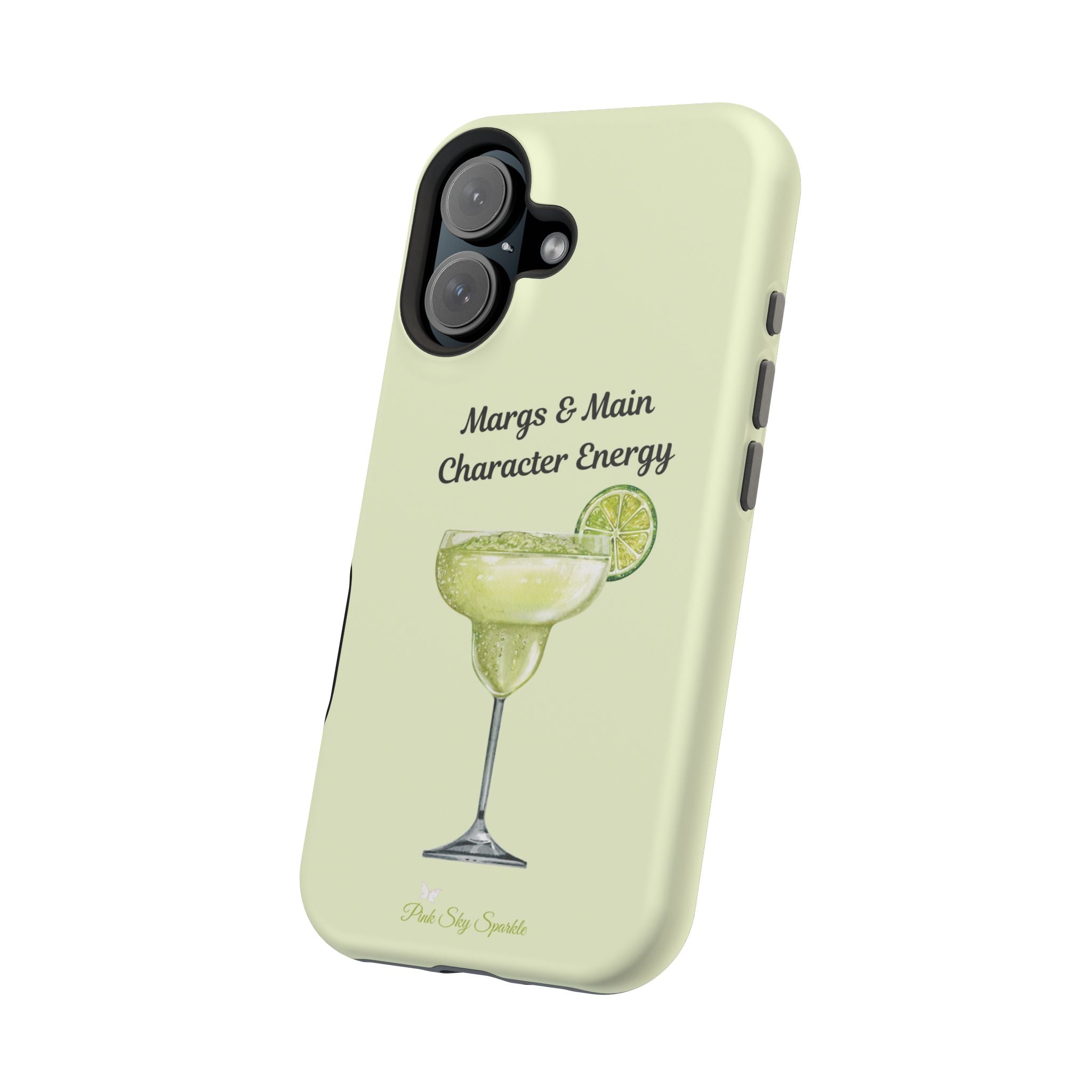 Margs & Main Character Energy Magnetic iPhone Case - Margarita Vibes Phone Case