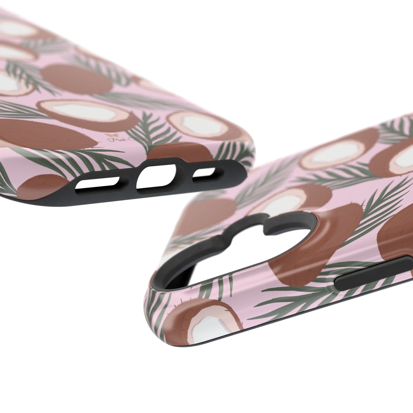 Funda magnética para iPhone con un encantador ramo de cocos