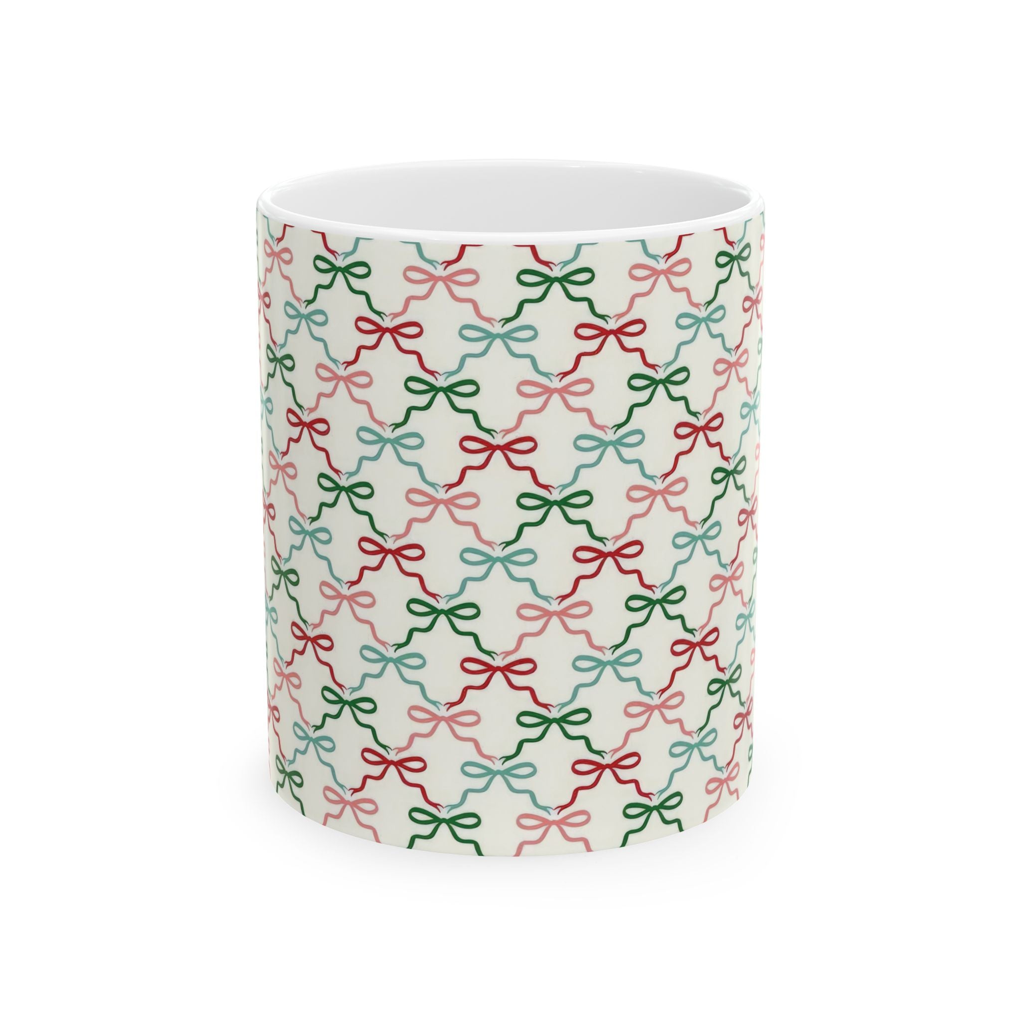 Festive Bows Ceramic Mug