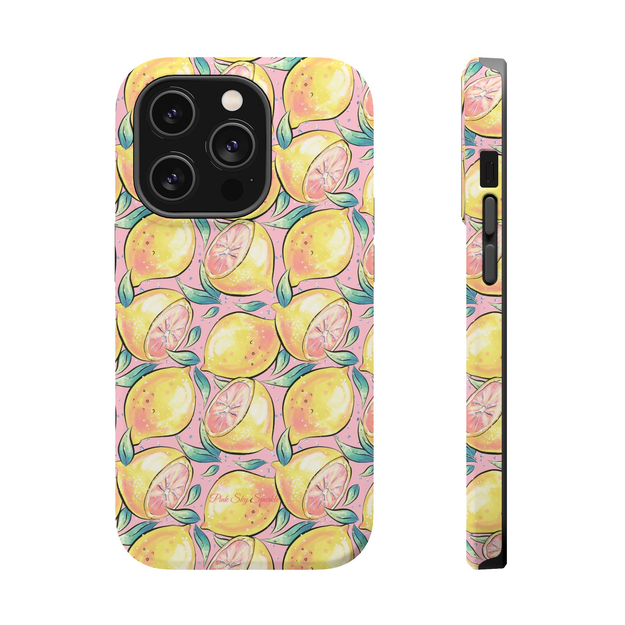 Pink Lemon Magnetic iPhone Case