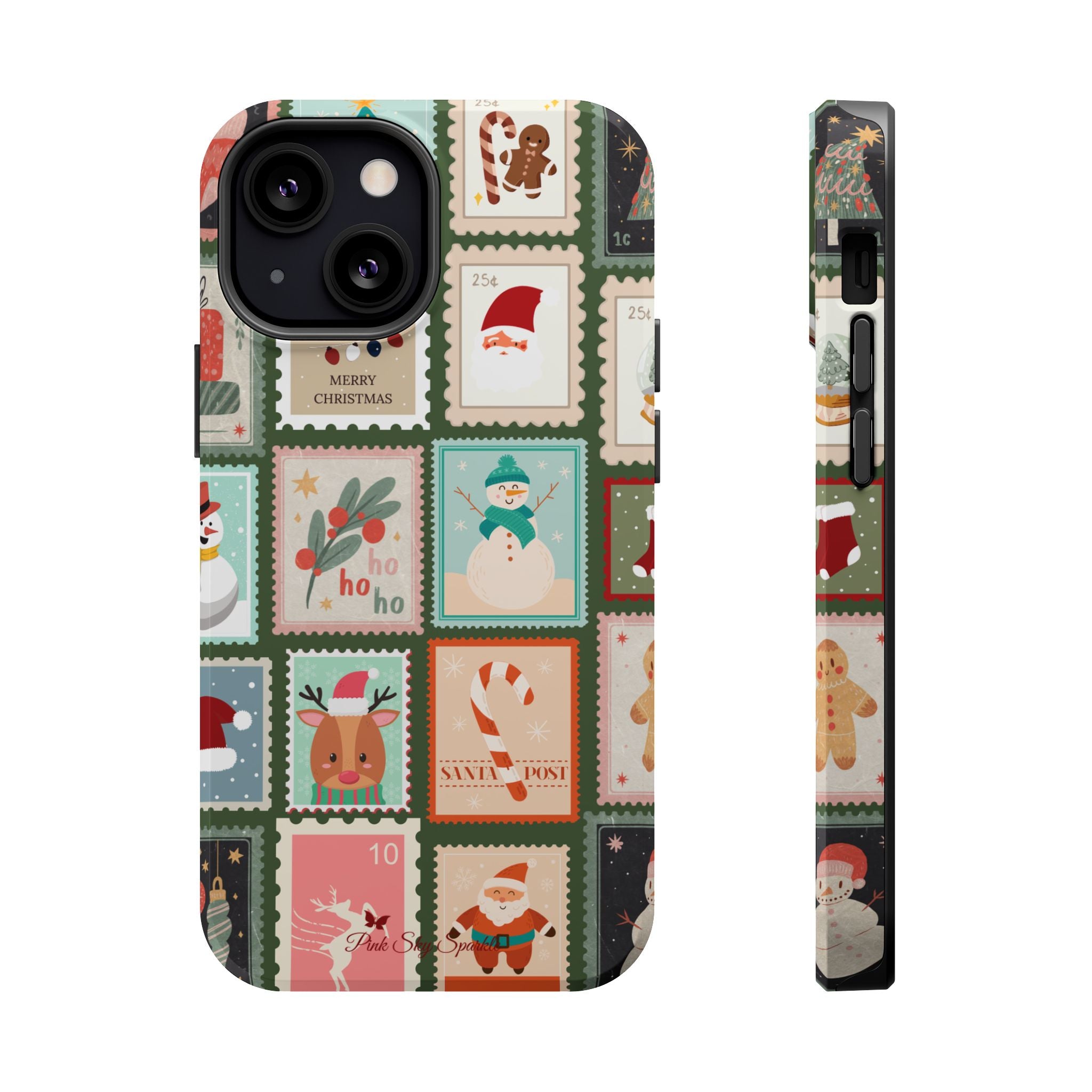 Santa’s Stamp Collection Magnetic iPhone Case