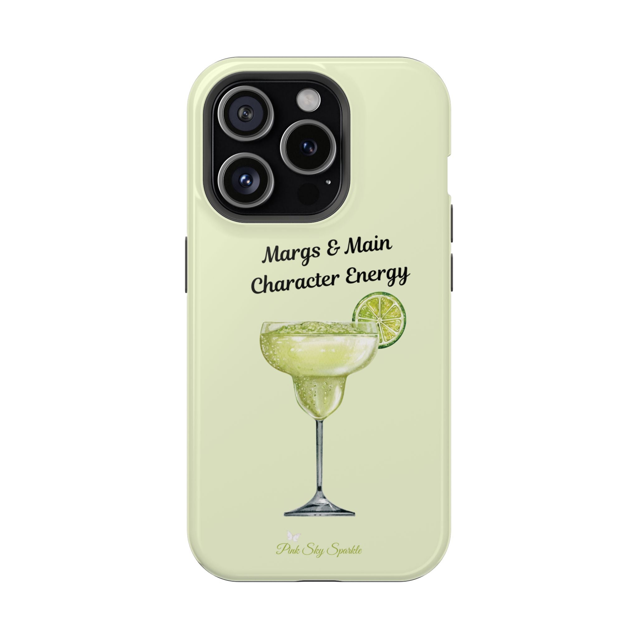 Margs & Main Character Energy Magnetic iPhone Case - Margarita Vibes Phone Case