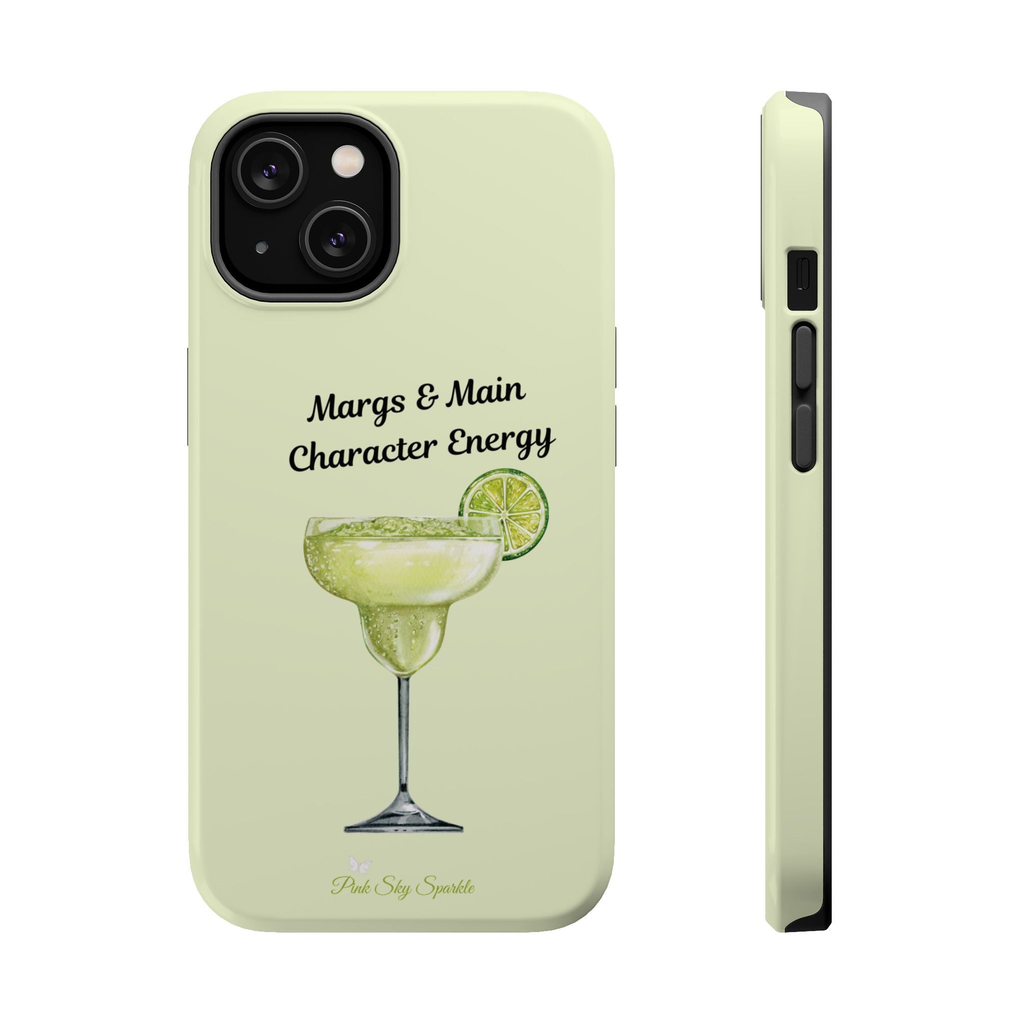 Margs & Main Character Energy Magnetic iPhone Case - Margarita Vibes Phone Case