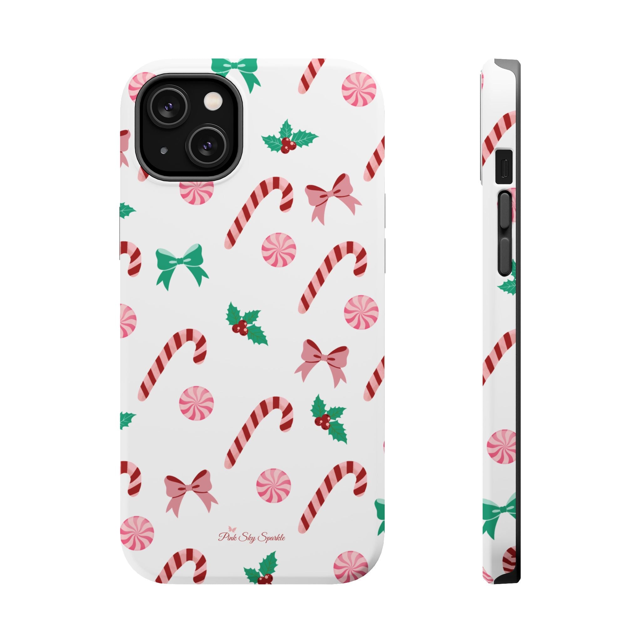 Candy Cane Lane Magnetic iPhone Case – Sweet Holiday Edition
