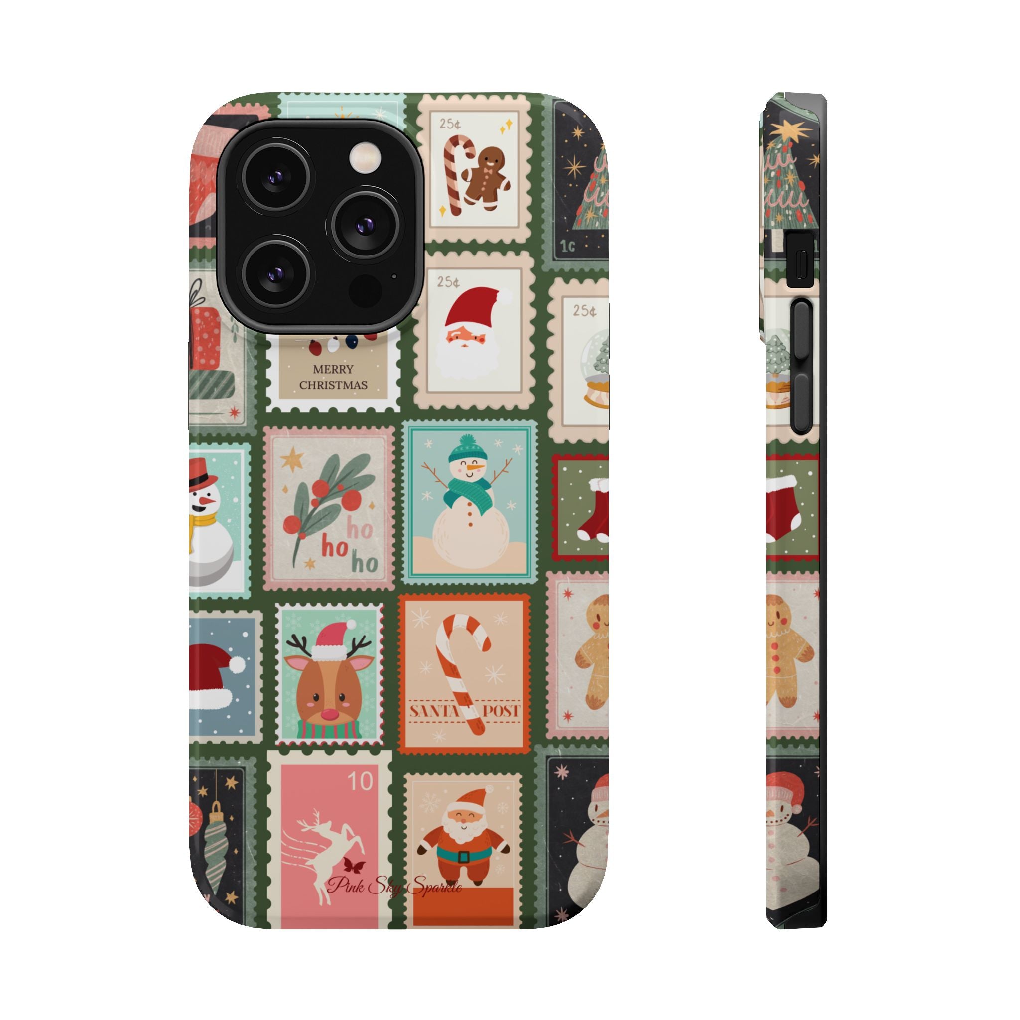 Santa’s Stamp Collection Magnetic iPhone Case
