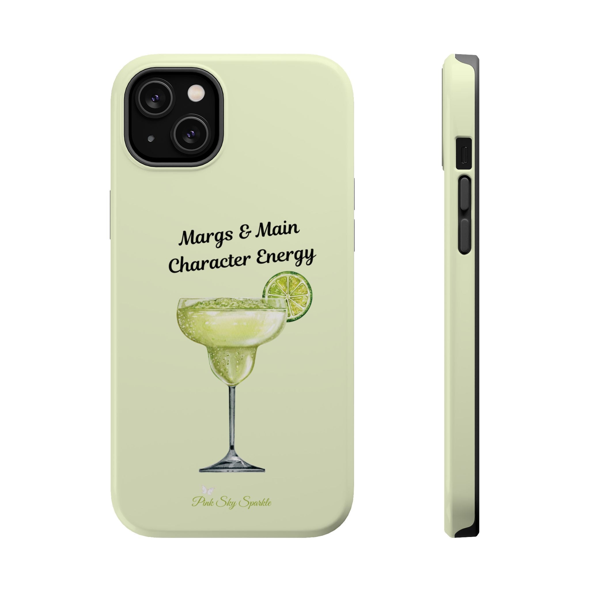 Margs & Main Character Energy Magnetic iPhone Case - Margarita Vibes Phone Case