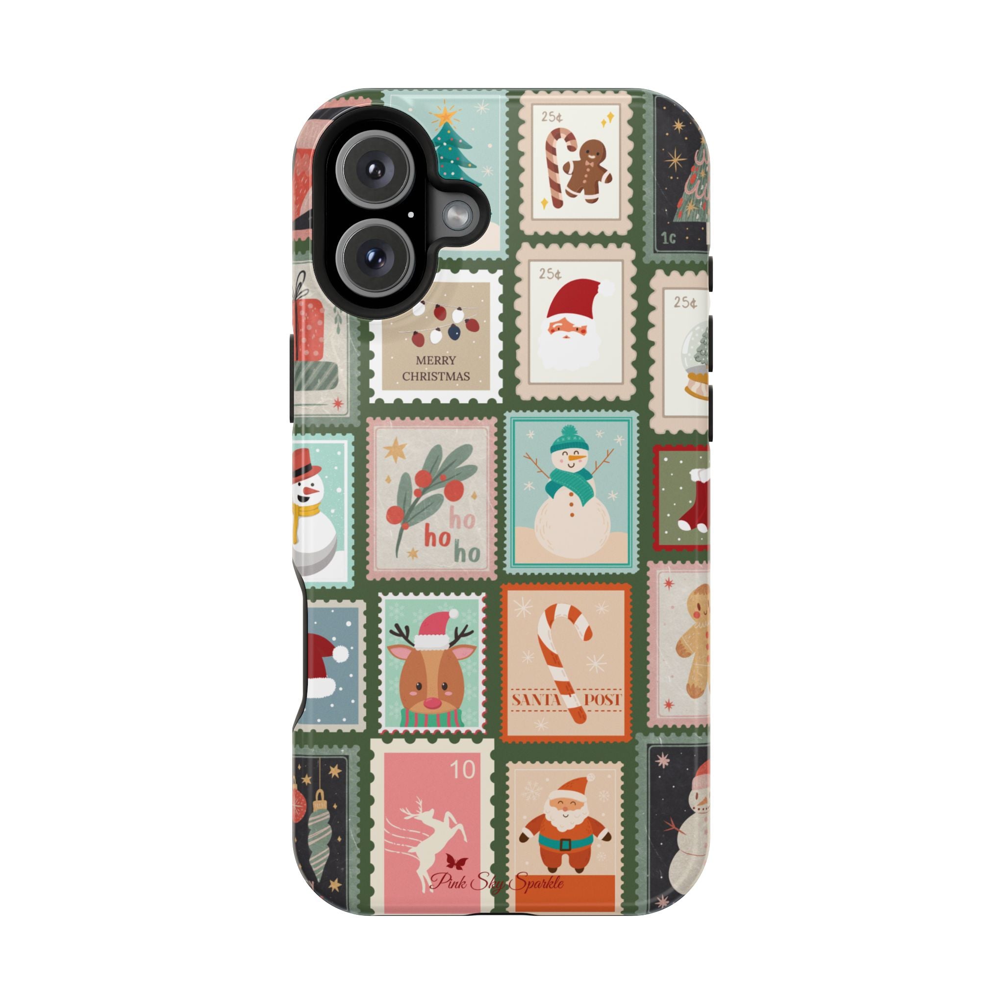 Santa’s Stamp Collection Magnetic iPhone Case