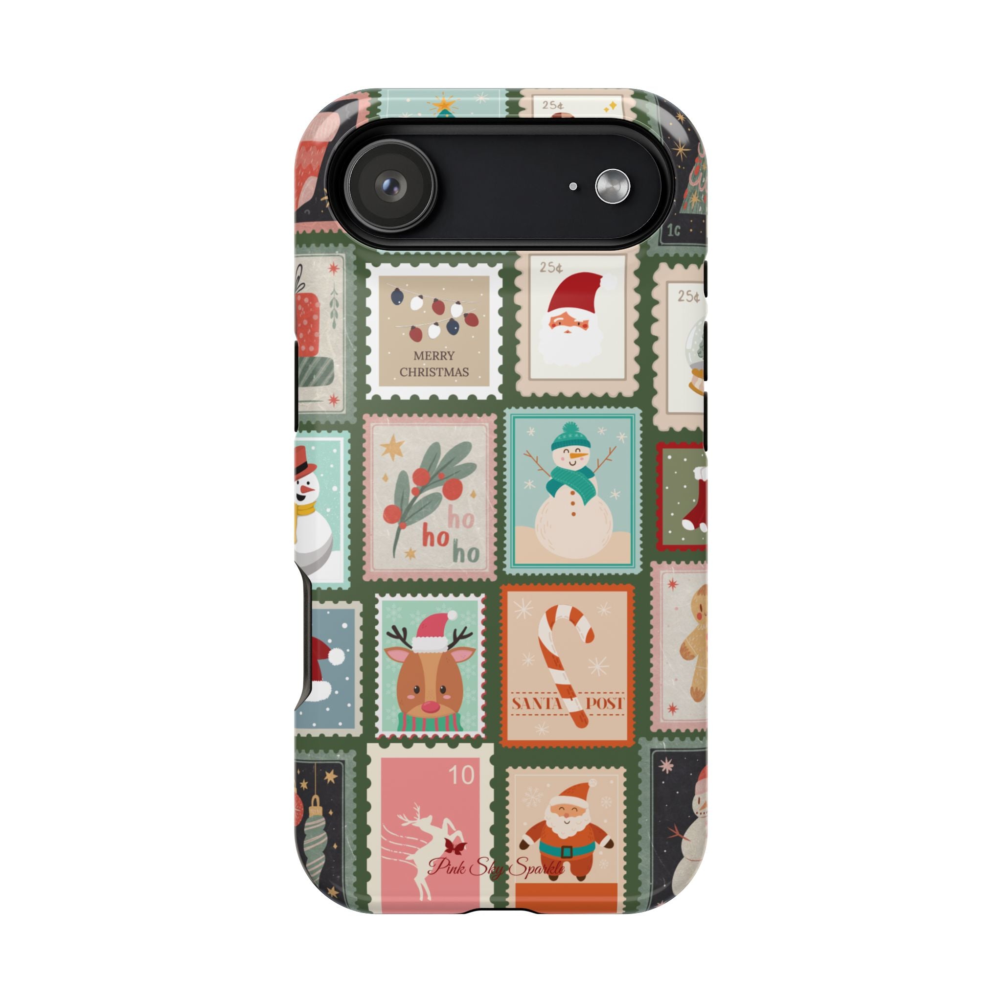 Santa’s Stamp Collection Magnetic iPhone Case