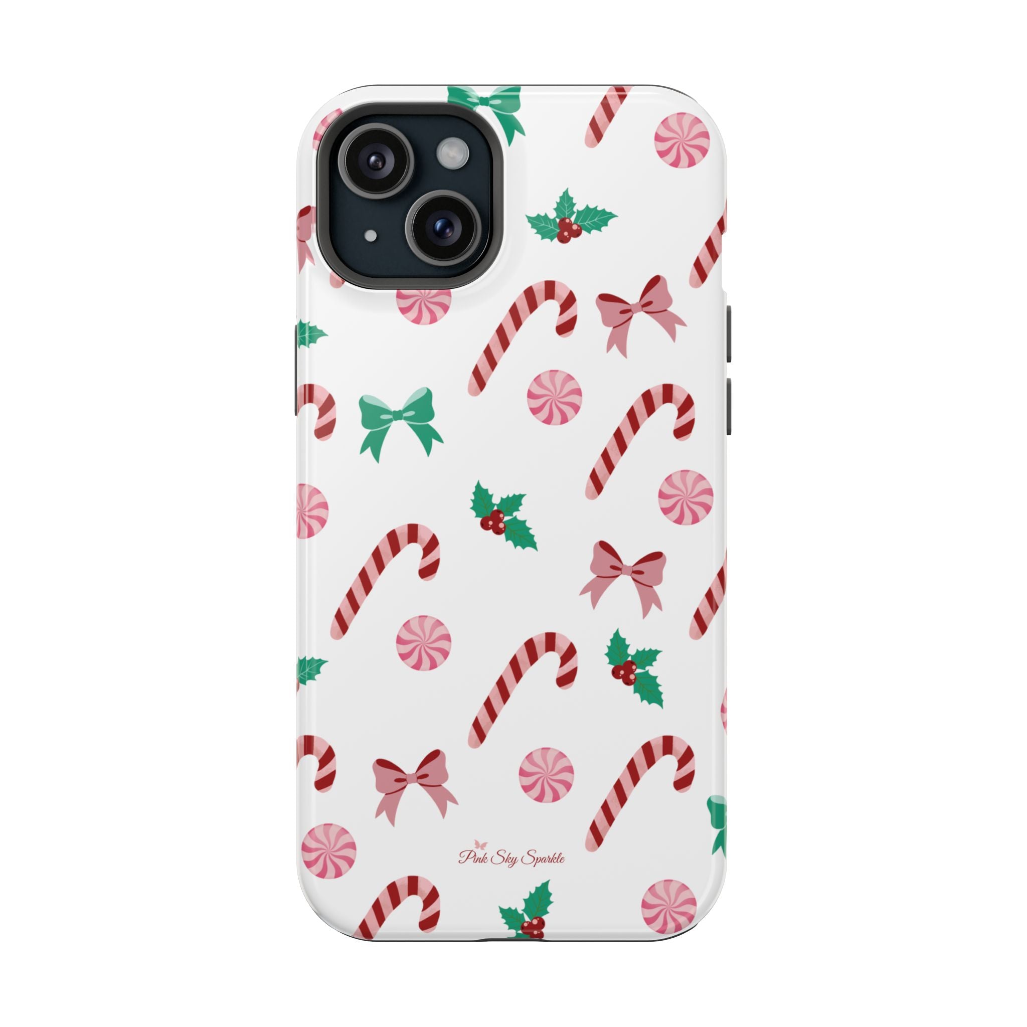 Candy Cane Lane Magnetic iPhone Case – Sweet Holiday Edition