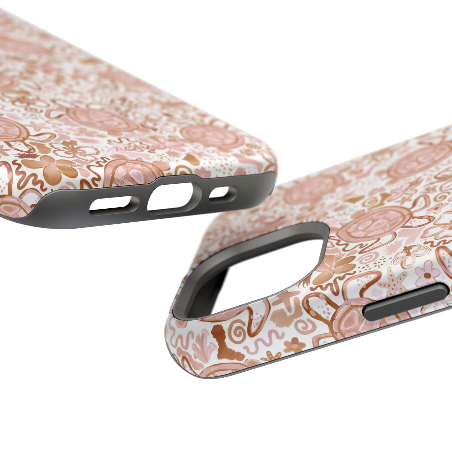 Funda magnética para iPhone Turtle Time – Boho Chic