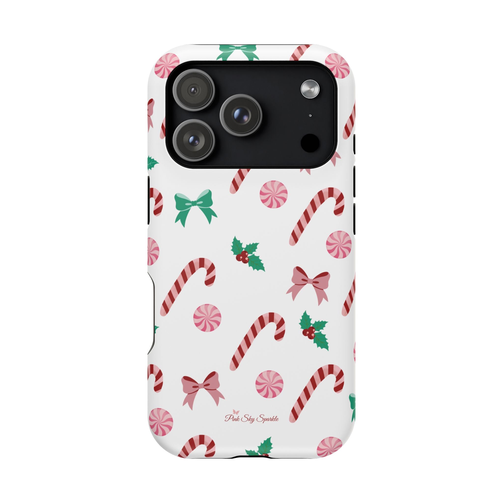 Candy Cane Lane Magnetic iPhone Case – Sweet Holiday Edition