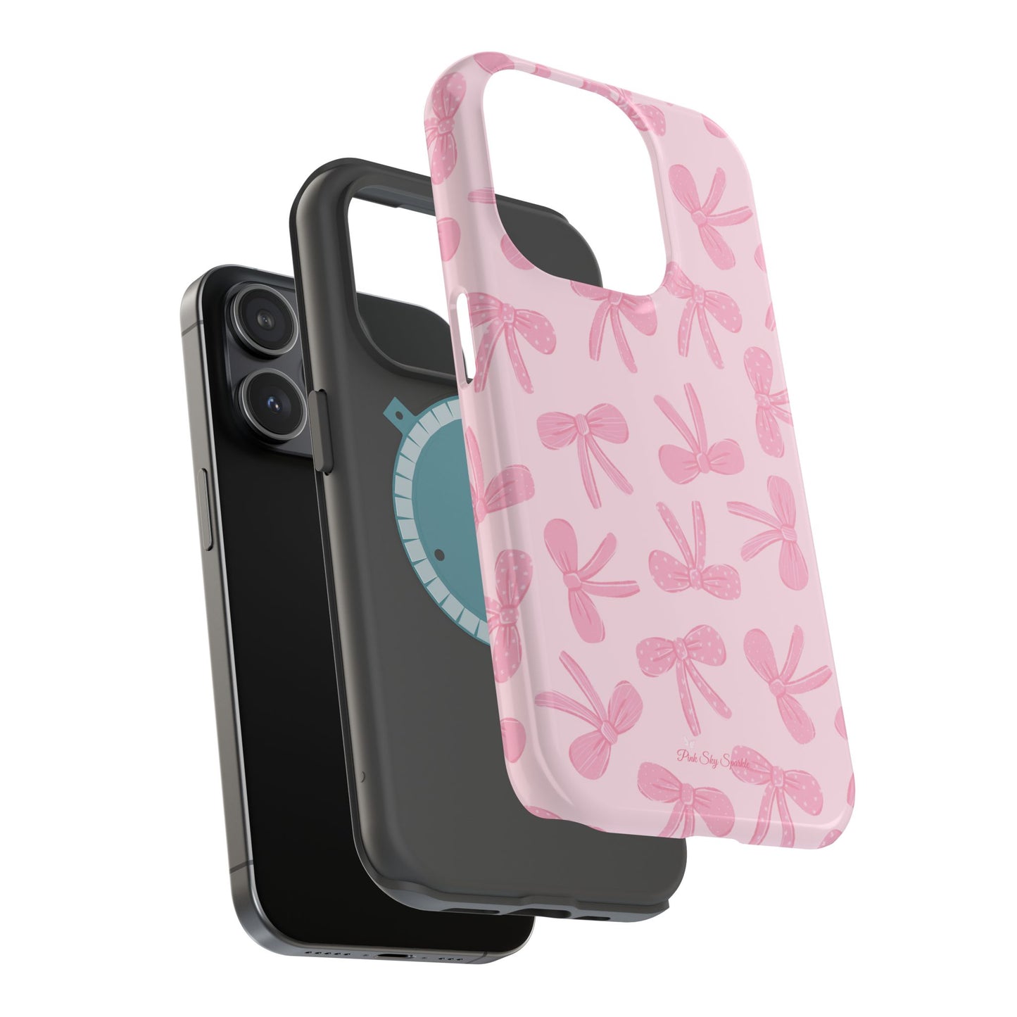 Funda magnética para iPhone con lazos de Boss Girl