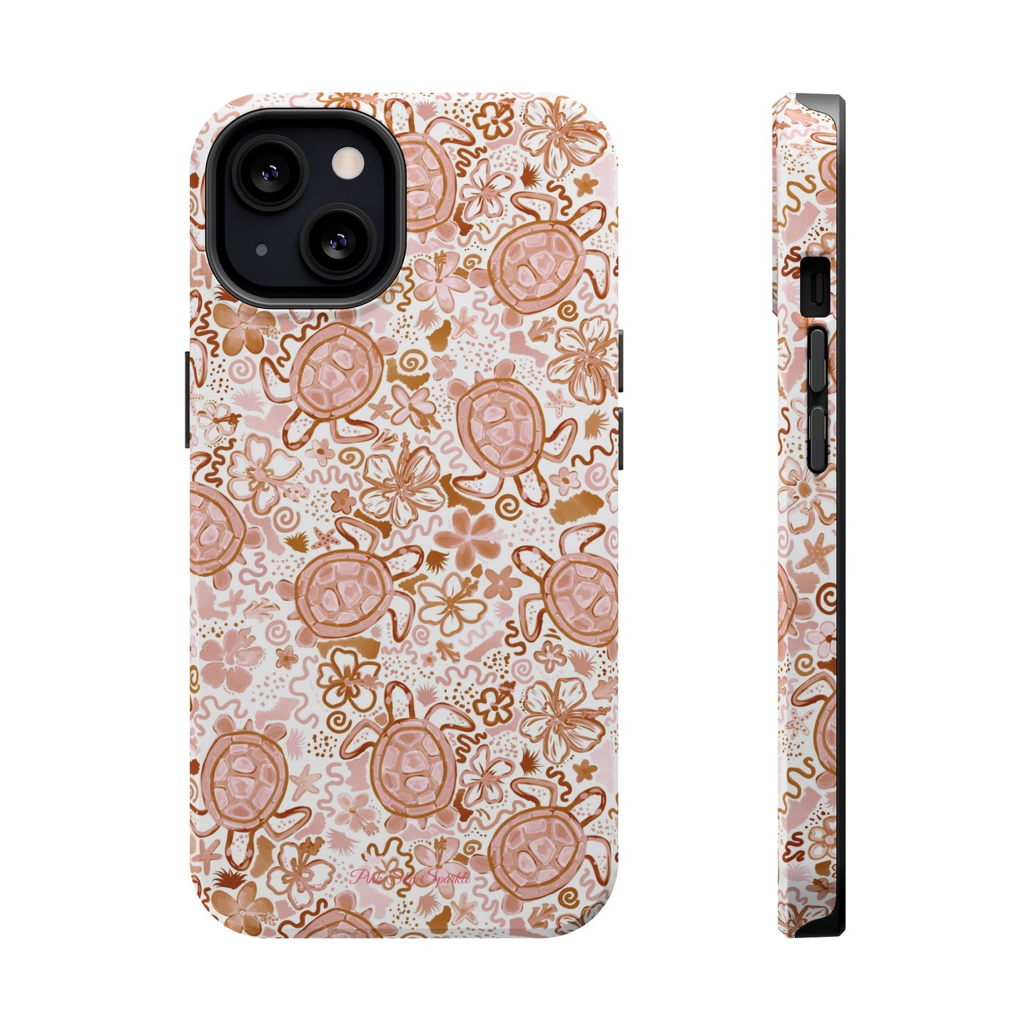 Funda magnética para iPhone Turtle Time – Boho Chic