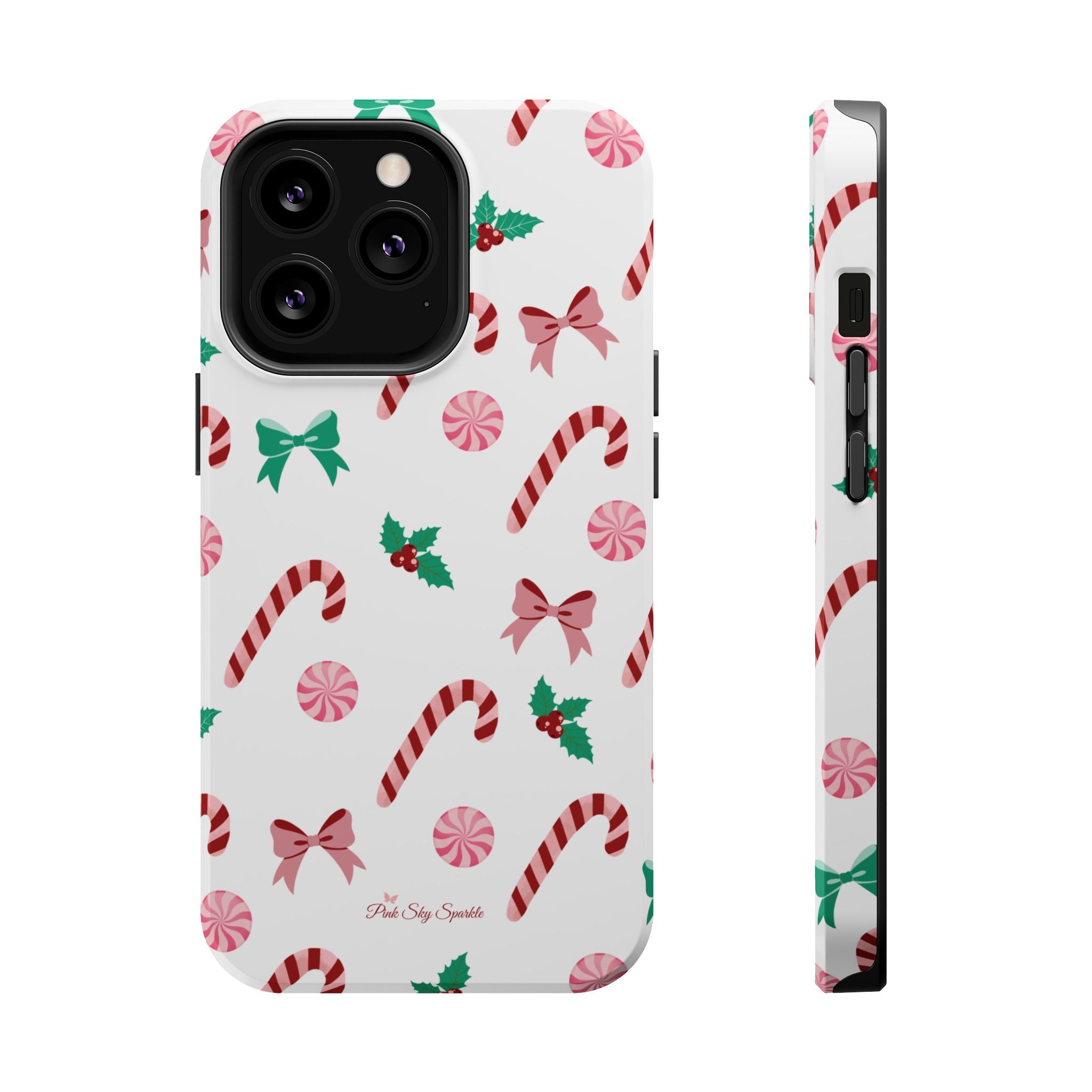 Candy Cane Lane Magnetic iPhone Case – Sweet Holiday Edition