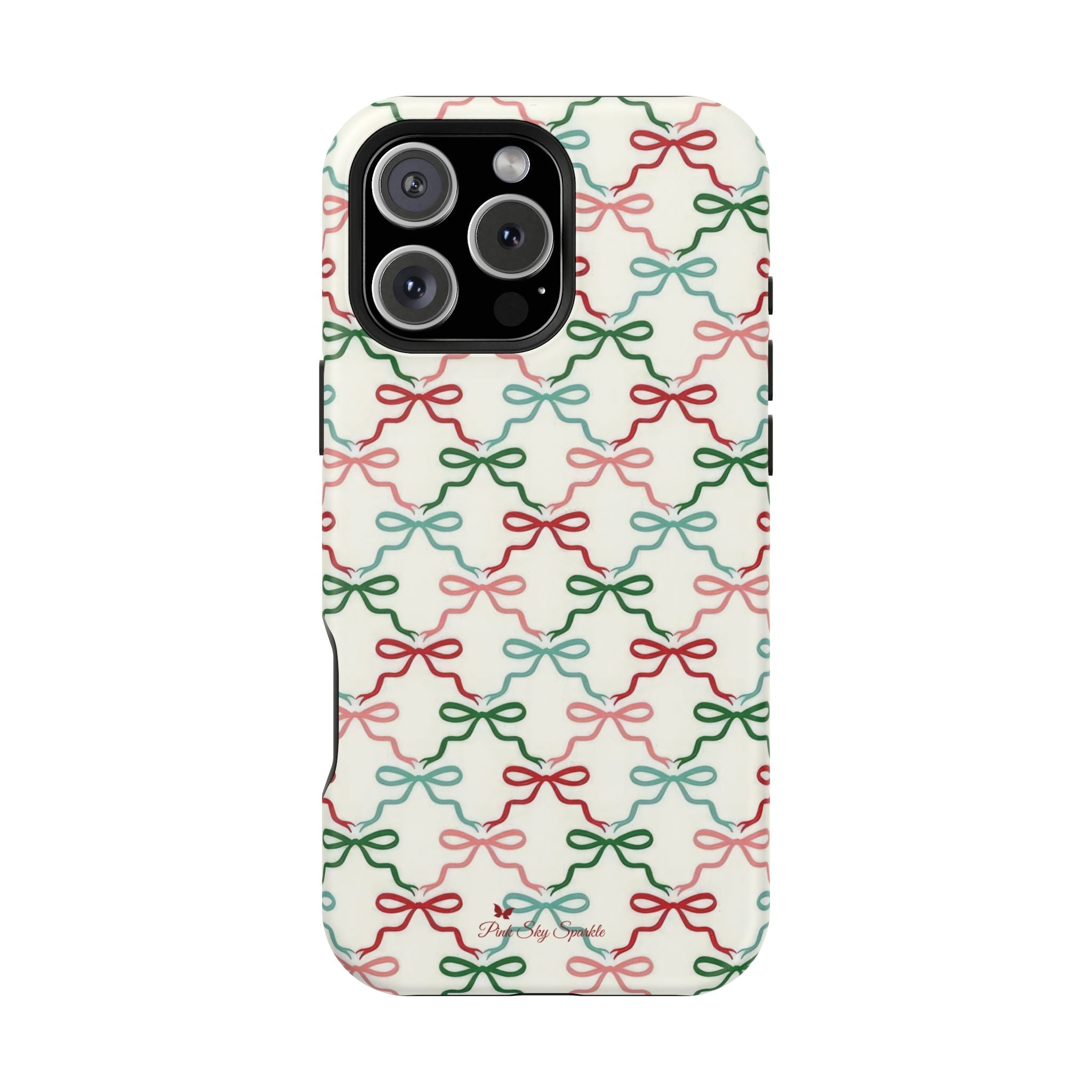 Festive Bows Magnetic iPhone Case