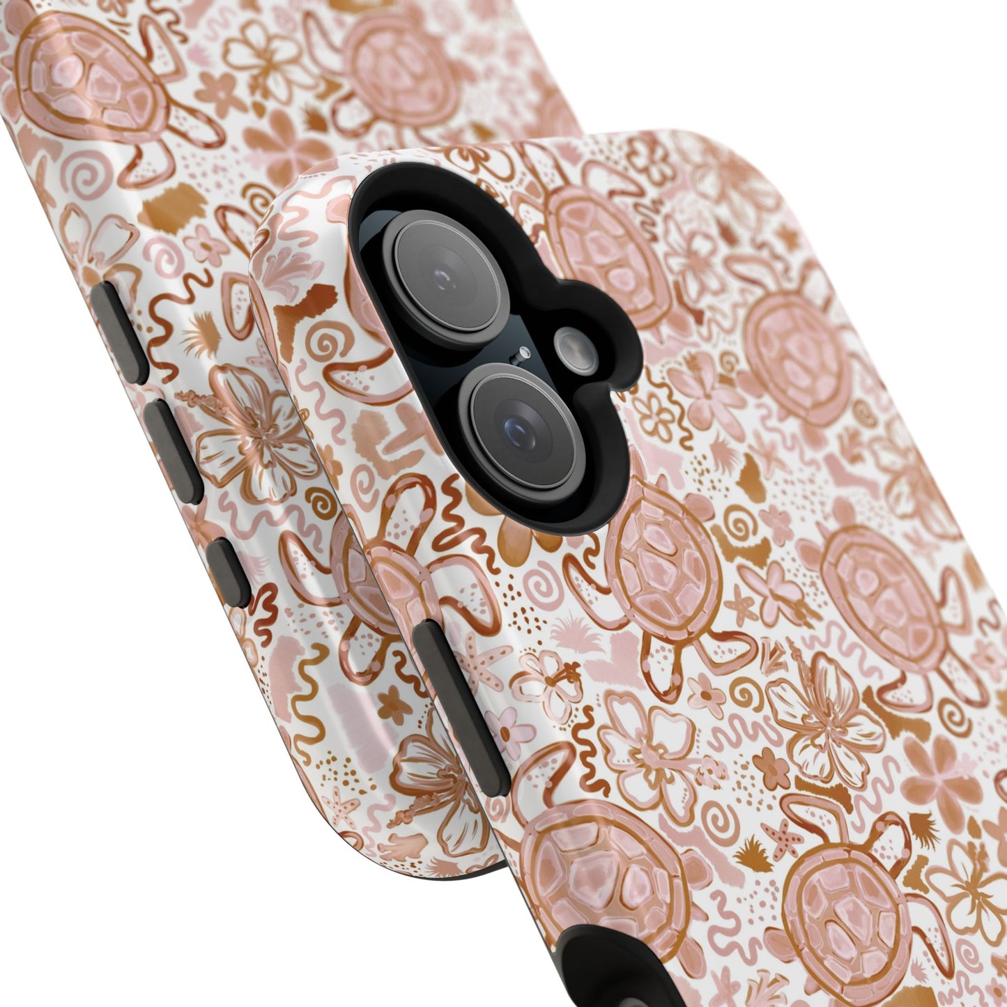 Funda magnética para iPhone Turtle Time – Boho Chic