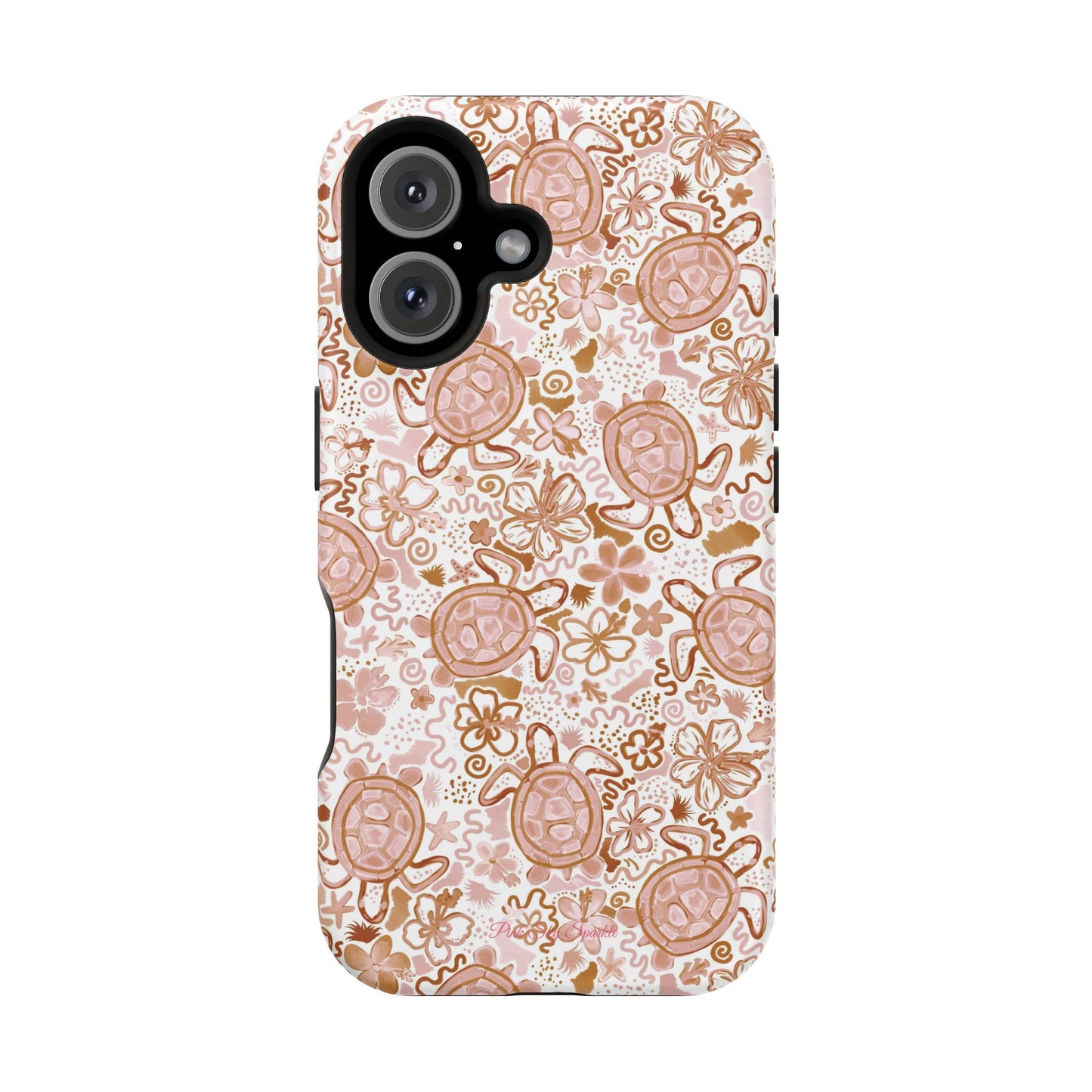 Funda magnética para iPhone Turtle Time – Boho Chic